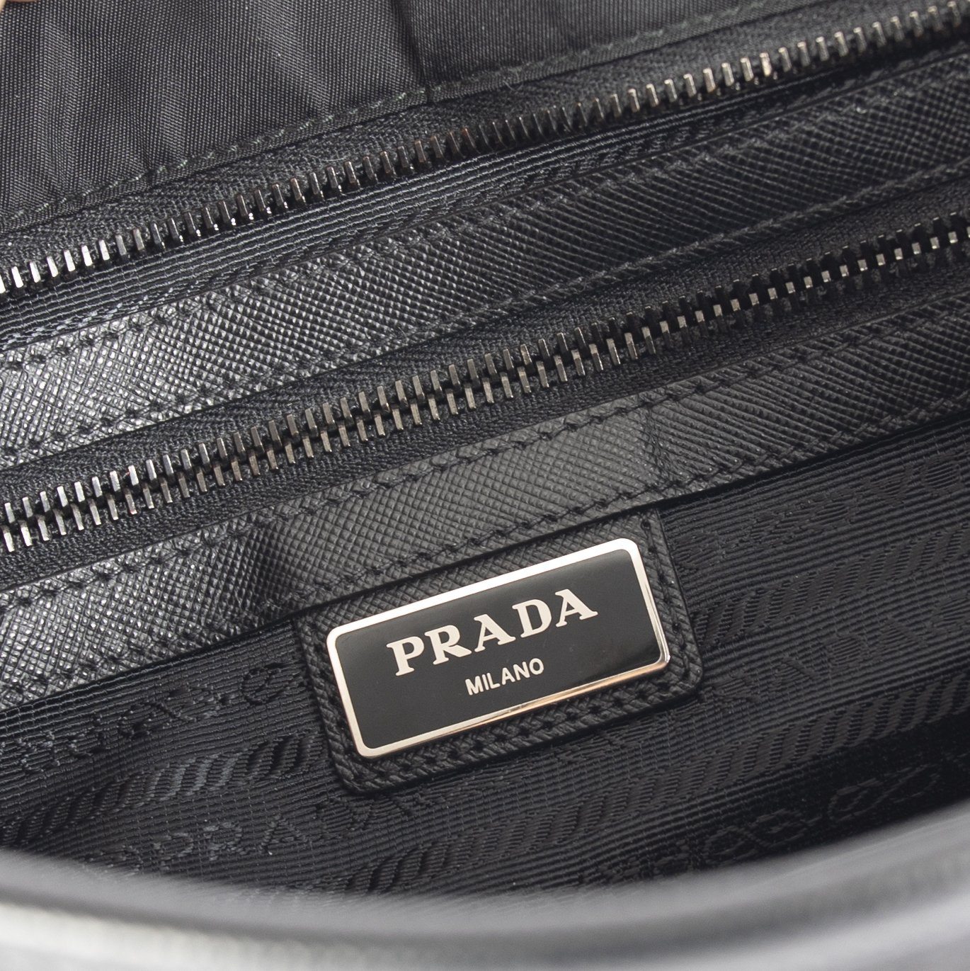 Prada Saffiano-Trimmed Tessuto Nylon Messenger Bag
