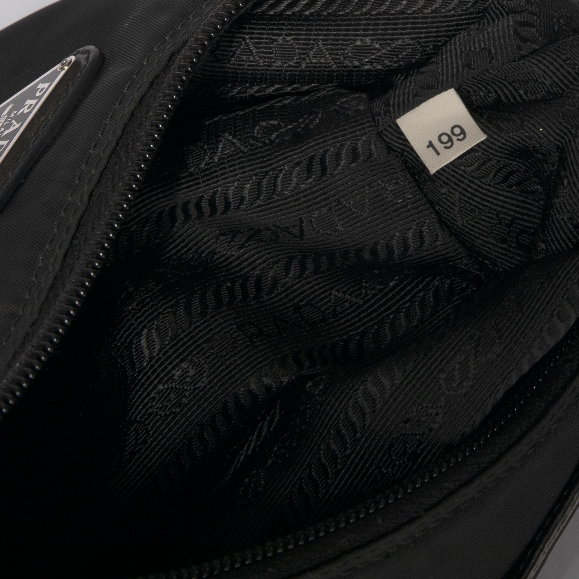 Prada Tessuto Nylon Zip Pochette