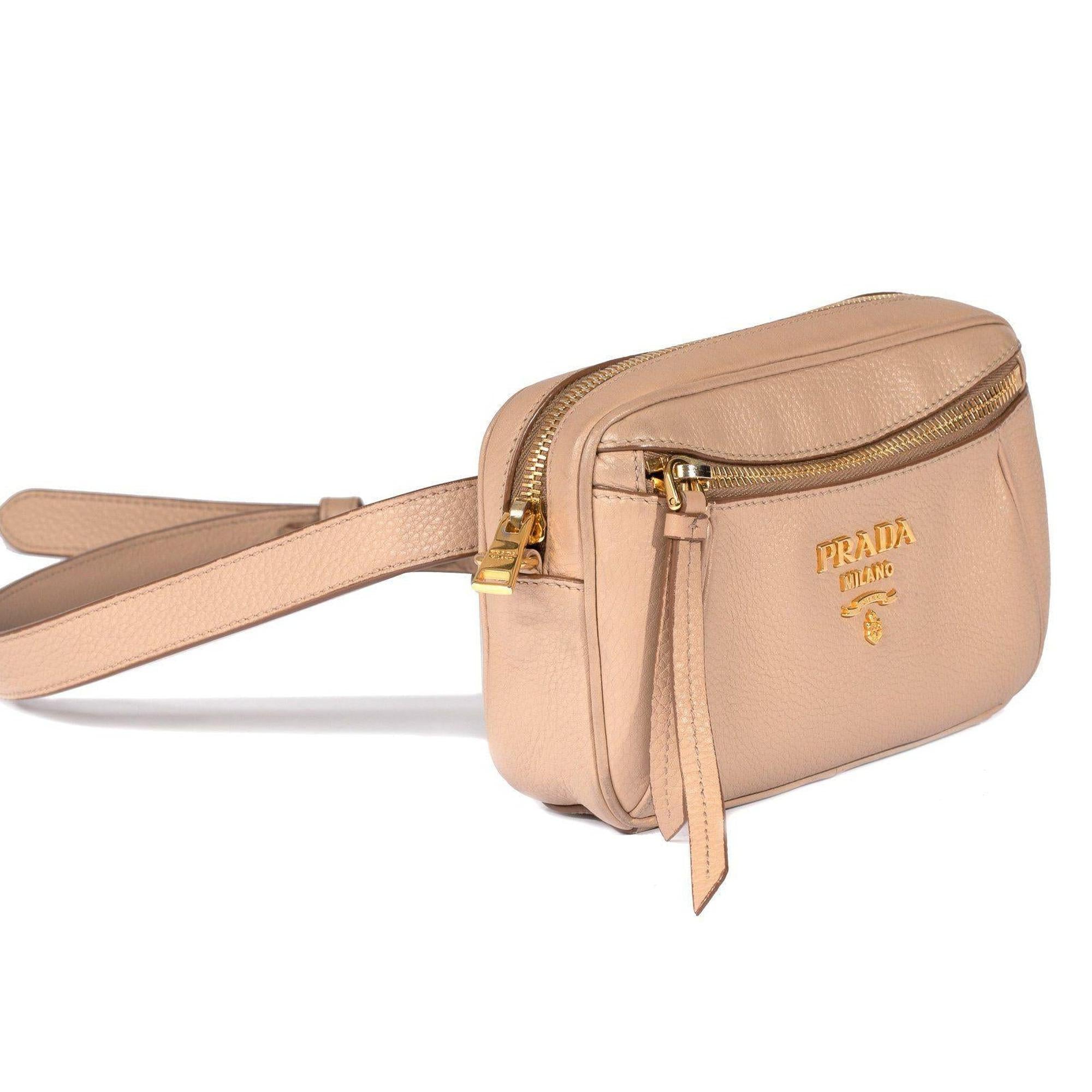 Prada Vitello Daino Convertible Belt Bag