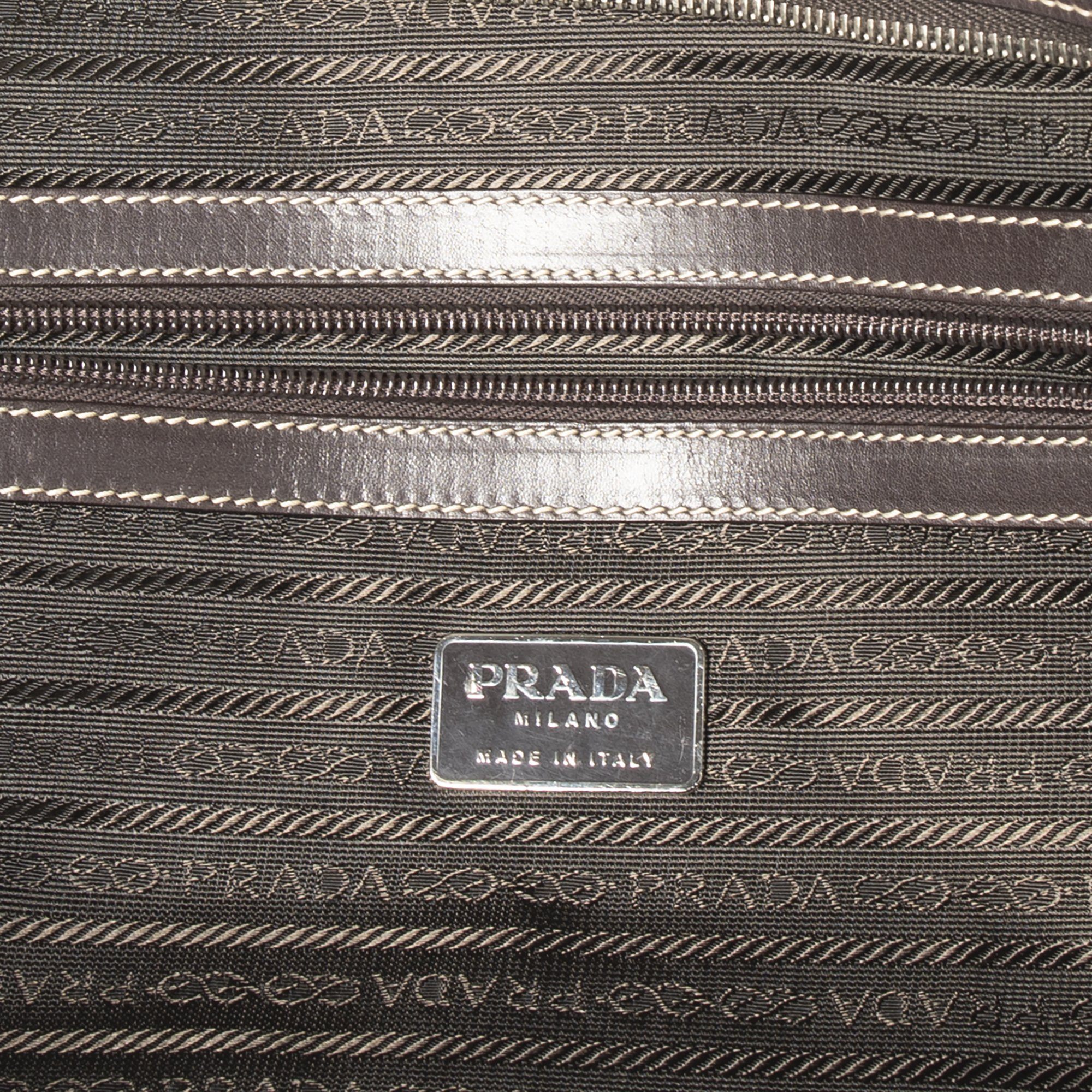 Prada Vitello Travel Large Briefcase