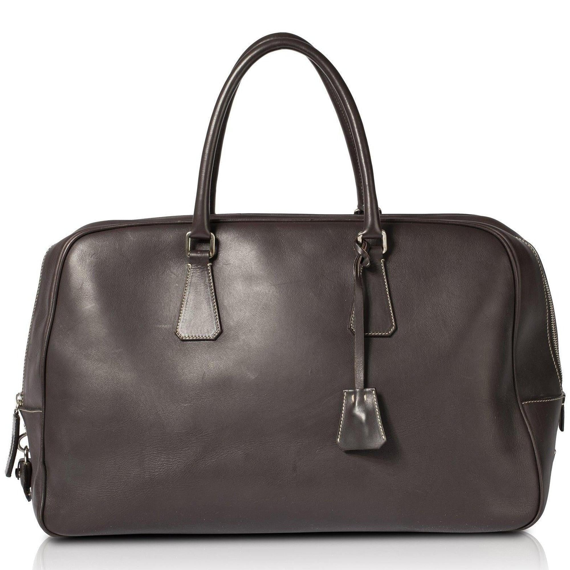 Prada Vitello Travel Large Briefcase