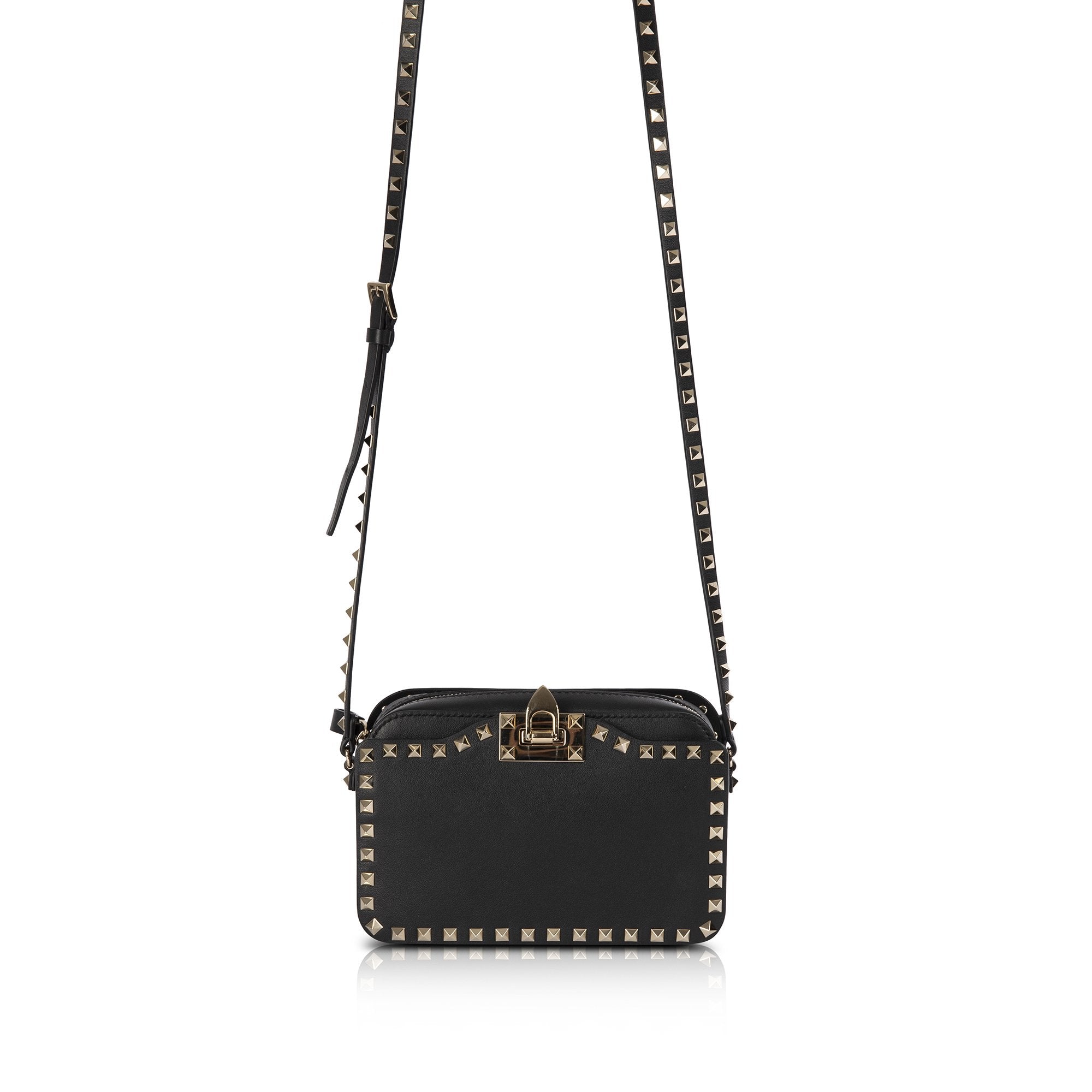 Valentino Rockstud Flip-Lock Camera Bag