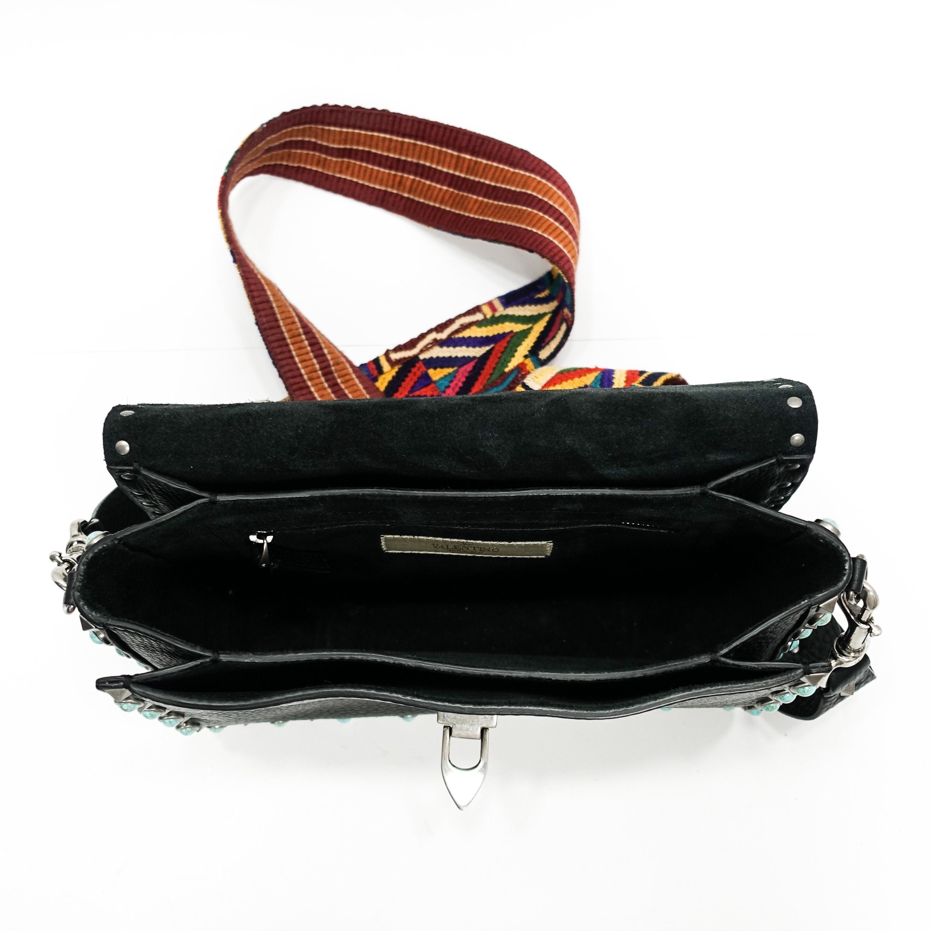 Valention Rockstud Rolling Crossbody Bag