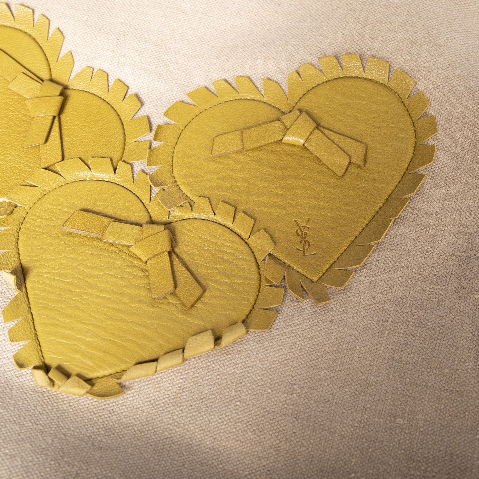 Yves Saint Laurent Large Leather-Trimmed Canvas Tote