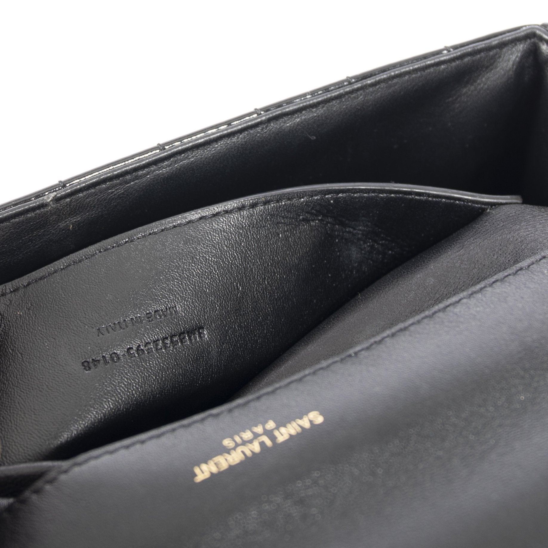 Yves Saint Laurent Large Quilted Monogram Vicky Bag