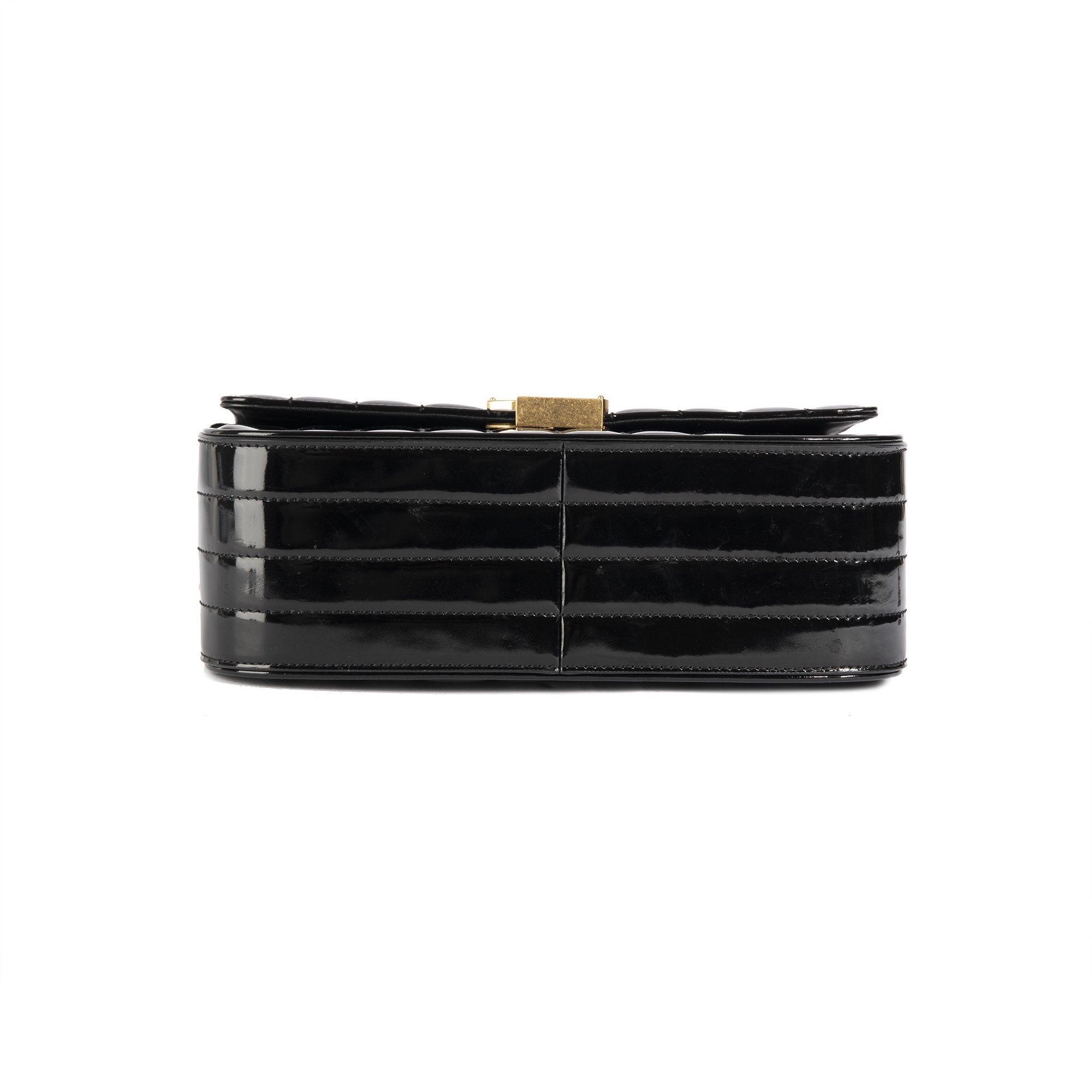 Yves Saint Laurent Large Quilted Monogram Vicky Bag