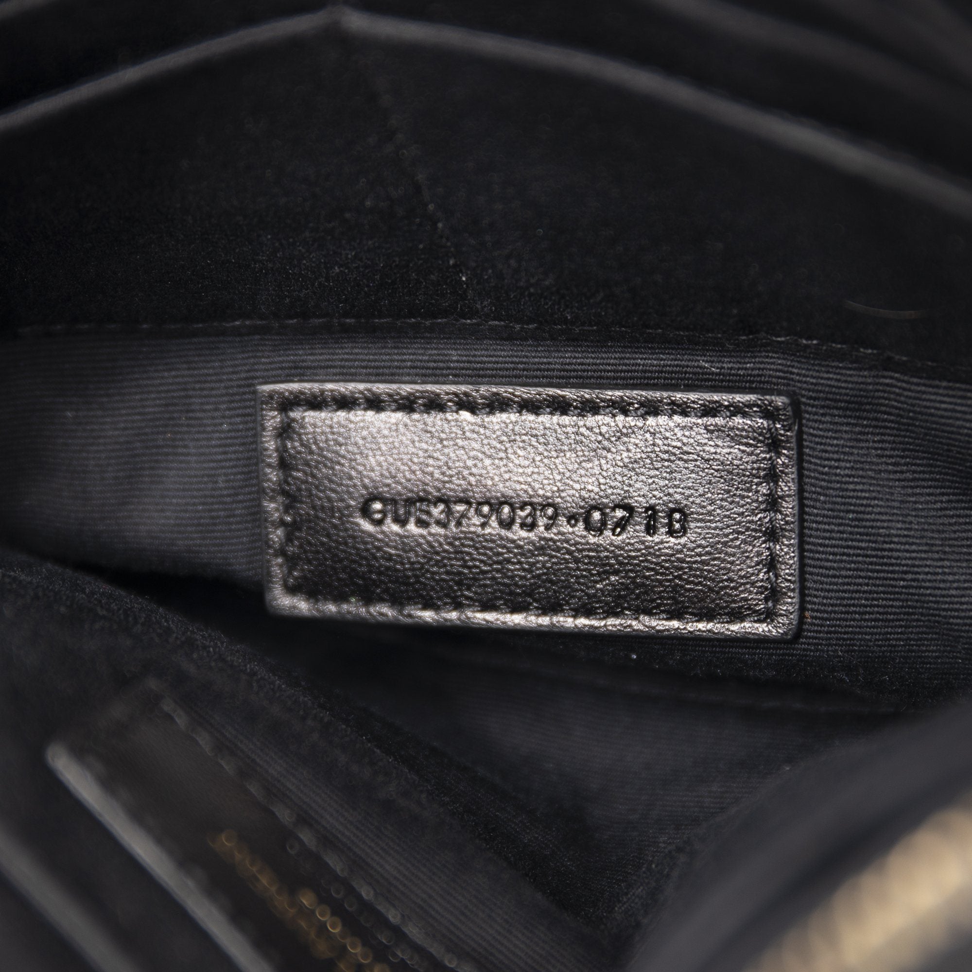 Yves Saint Laurent Matelasse Monogram Wristlet Pouch