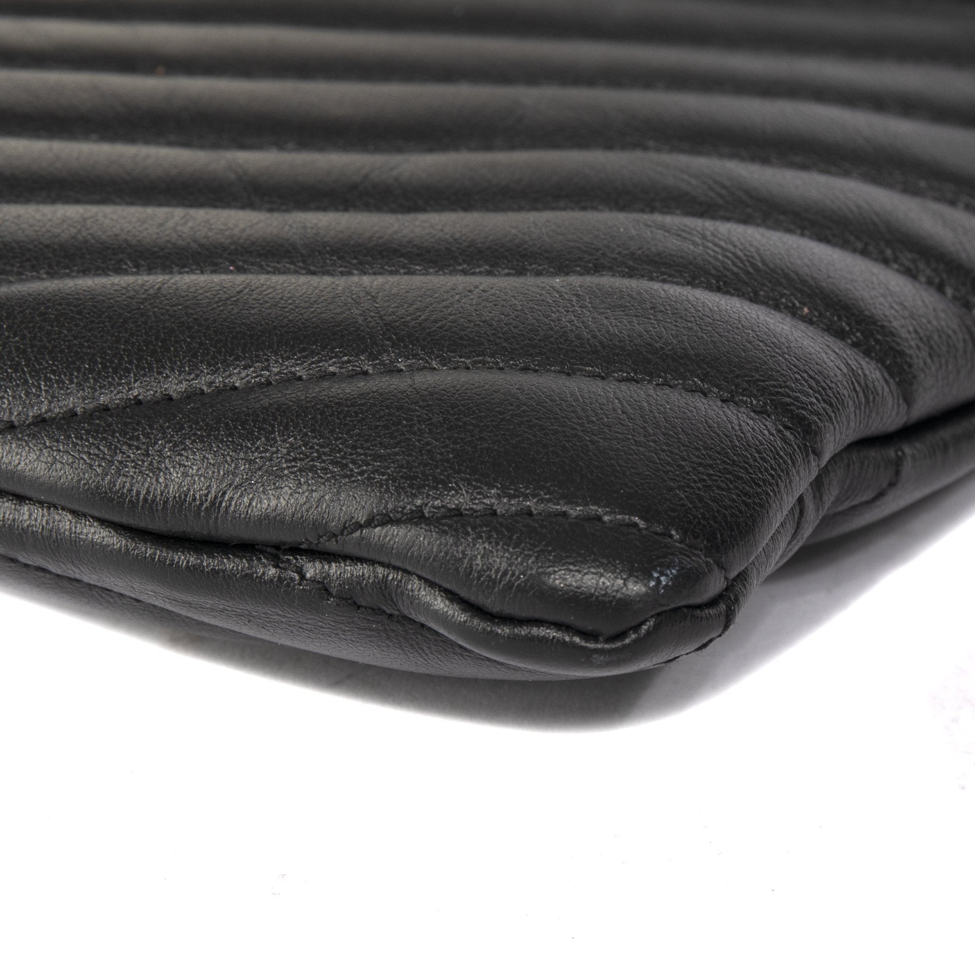 Yves Saint Laurent Matelasse Monogram Wristlet Pouch