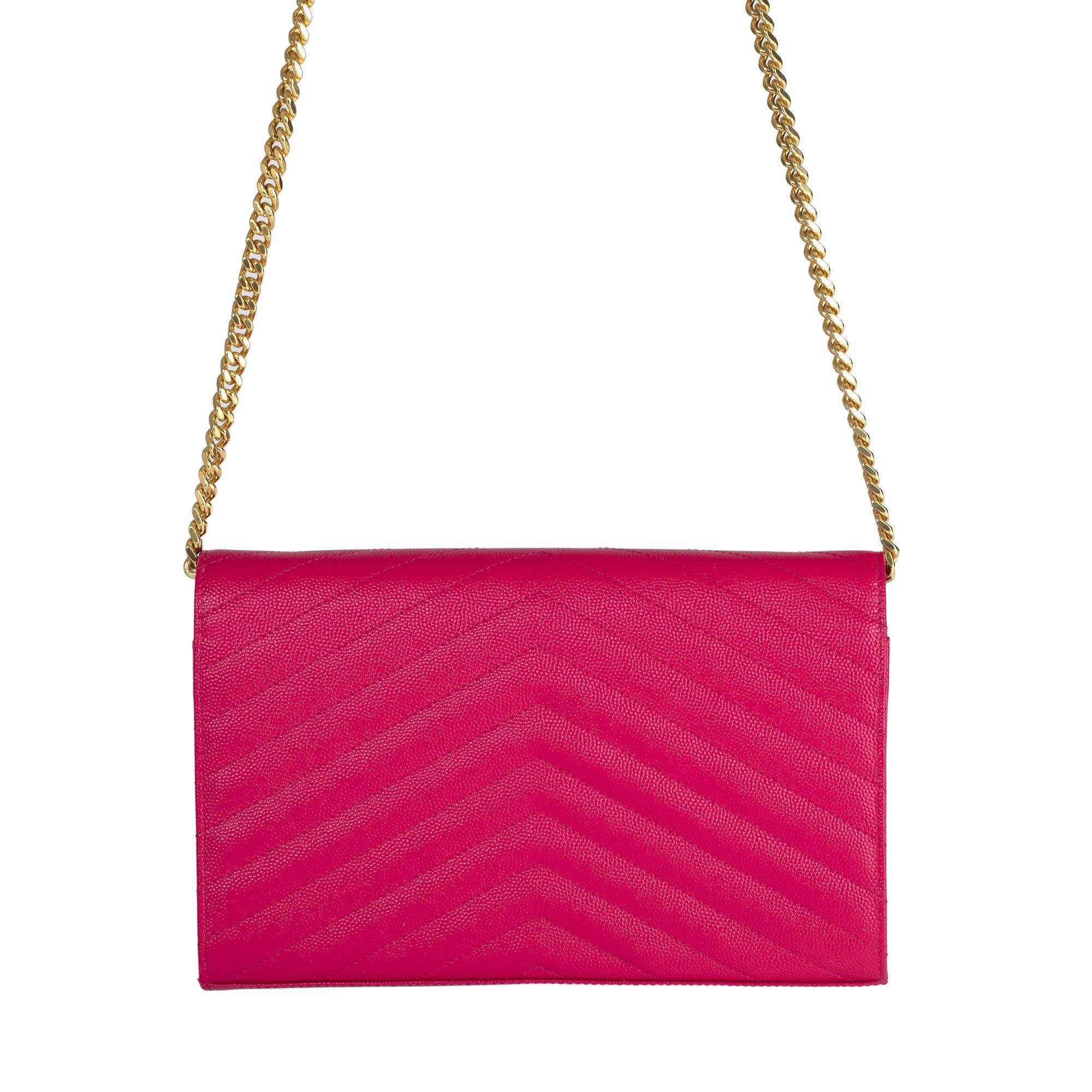 Yves Saint Laurent Monogram Chain Wallet