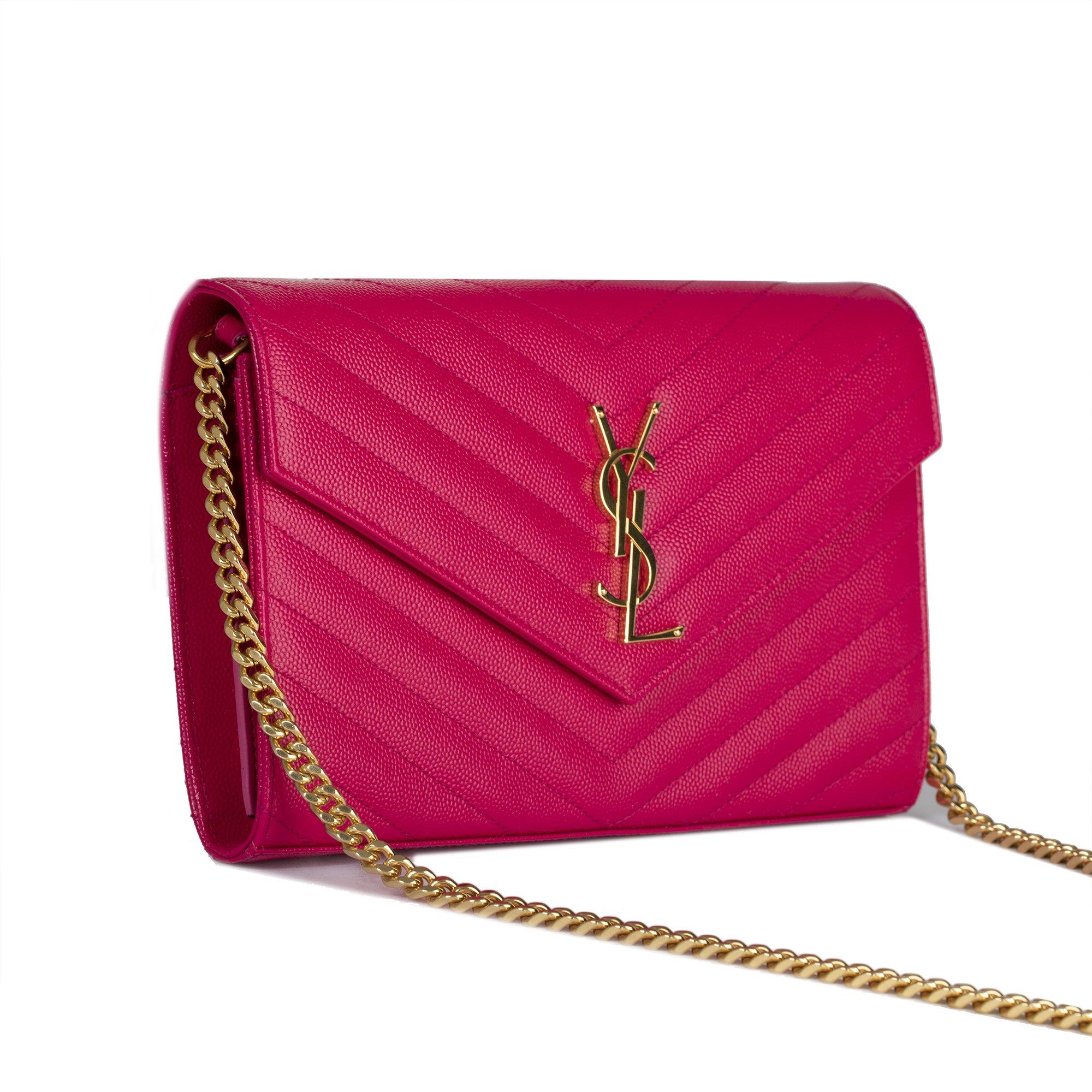 Yves Saint Laurent Monogram Chain Wallet