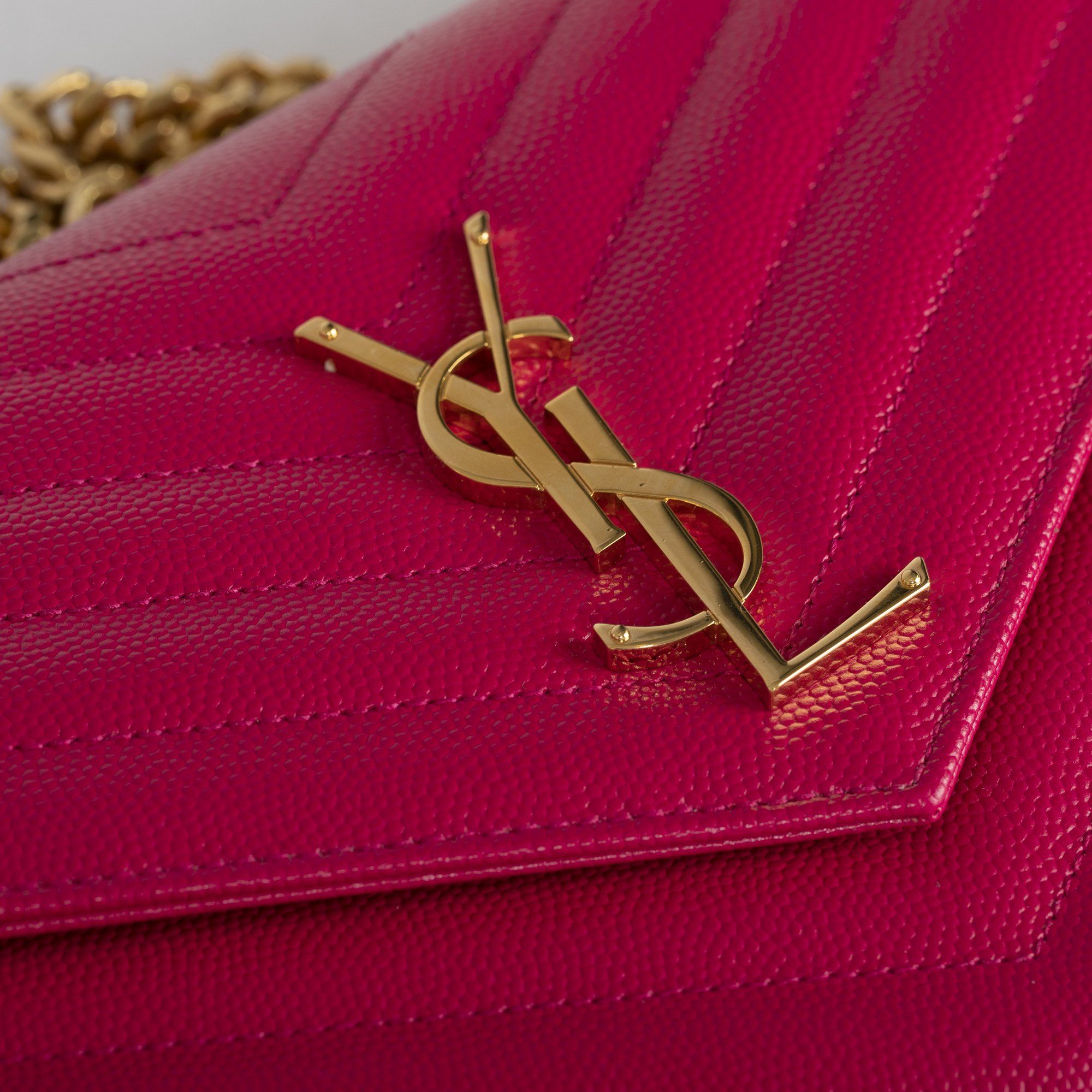 Yves Saint Laurent Monogram Chain Wallet