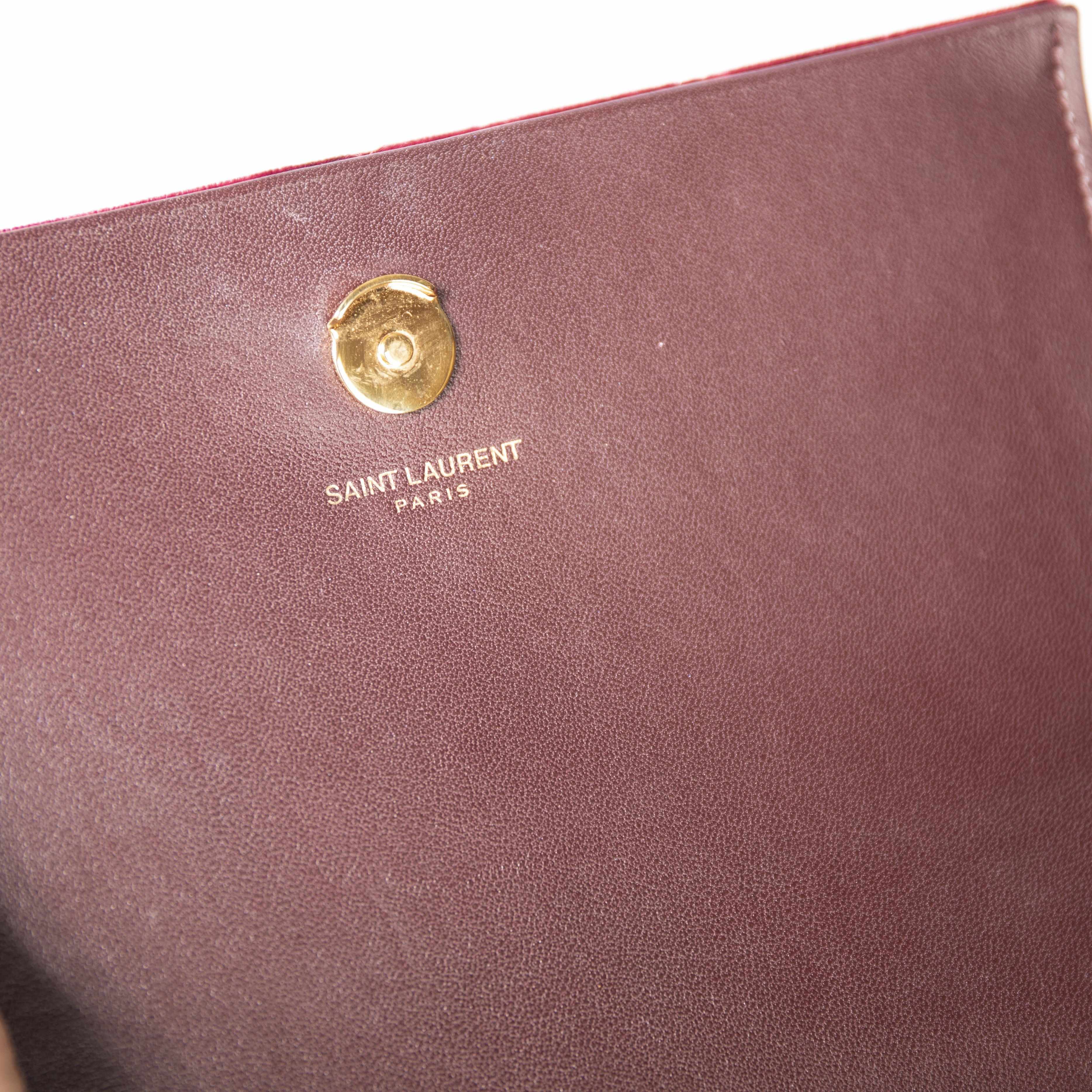 Yves Saint Laurent Velvet Kate Tassel Bag