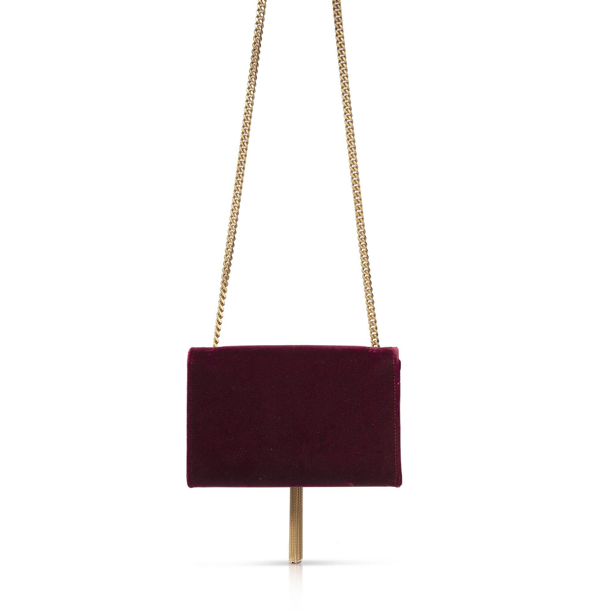 Yves Saint Laurent Velvet Kate Tassel Bag