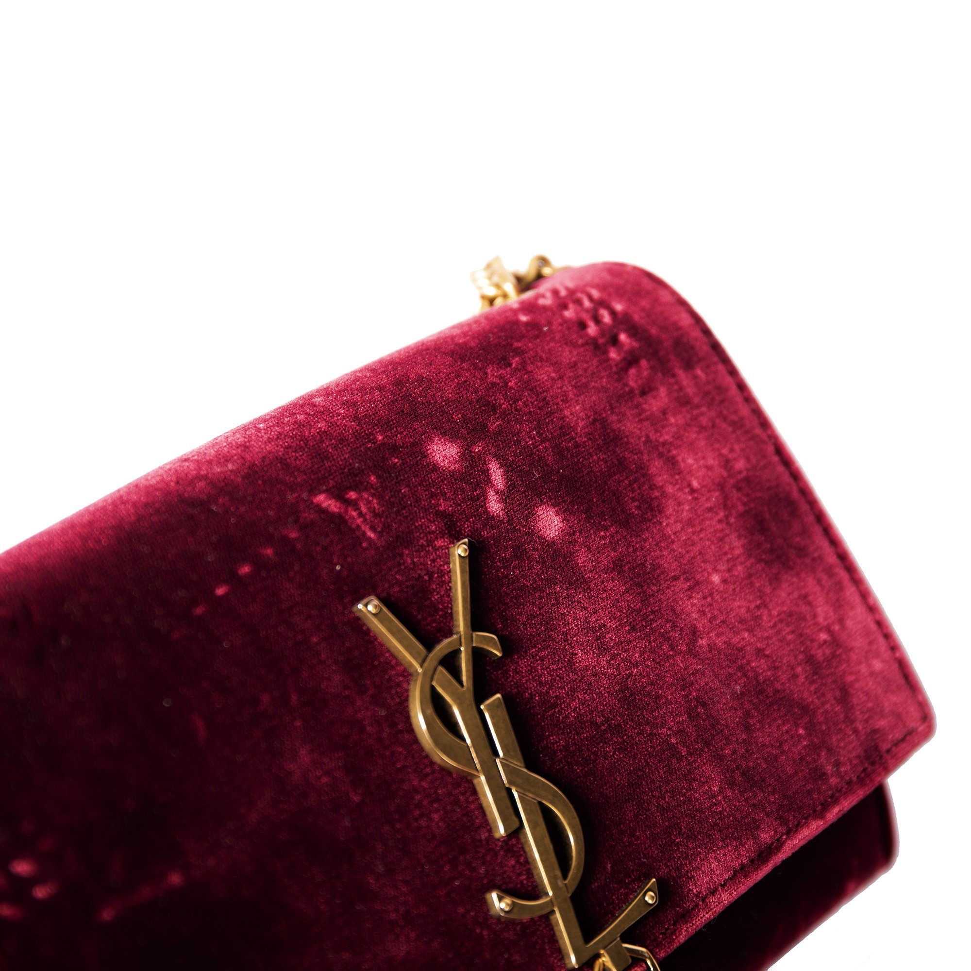 Yves Saint Laurent Velvet Kate Tassel Bag