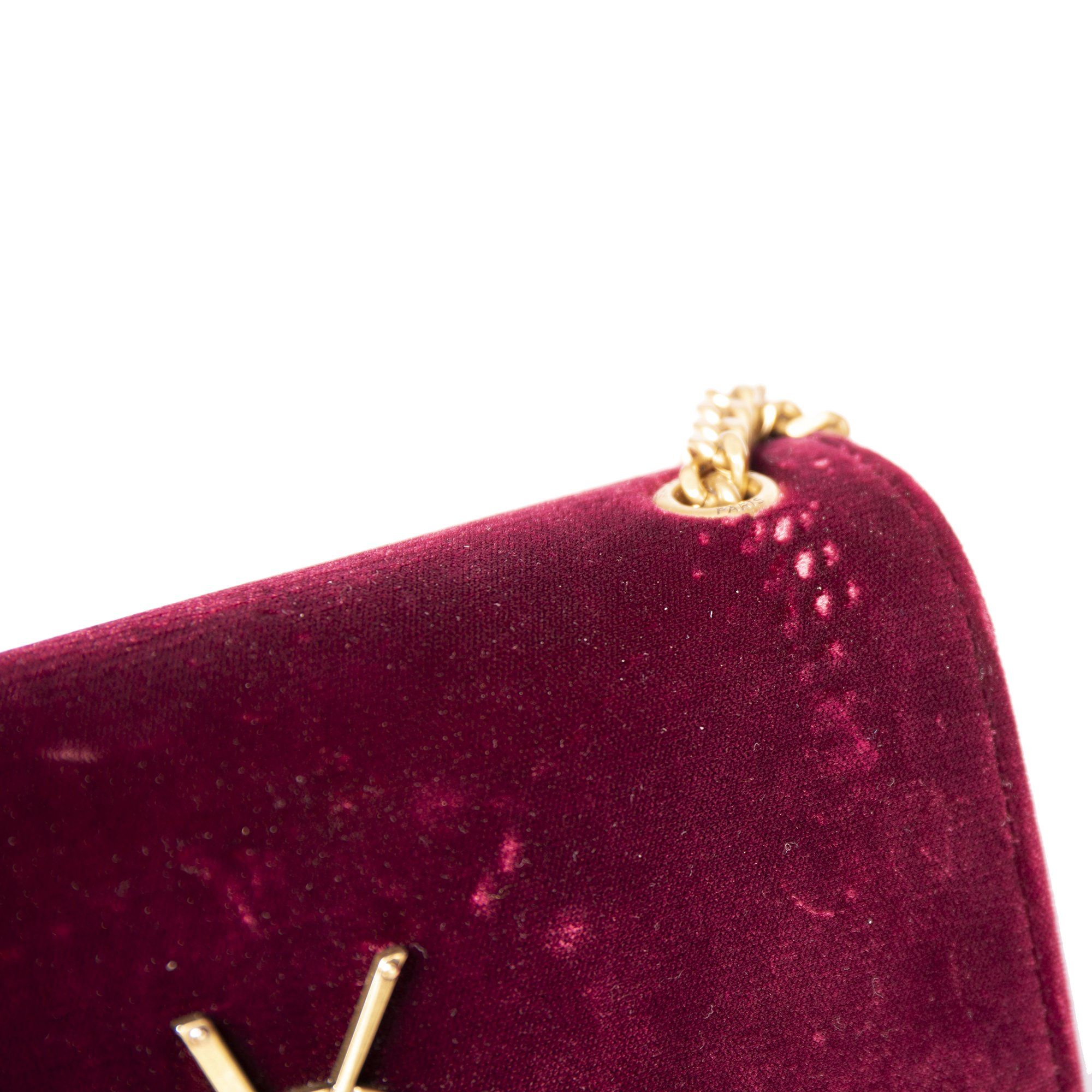 Yves Saint Laurent Velvet Kate Tassel Bag