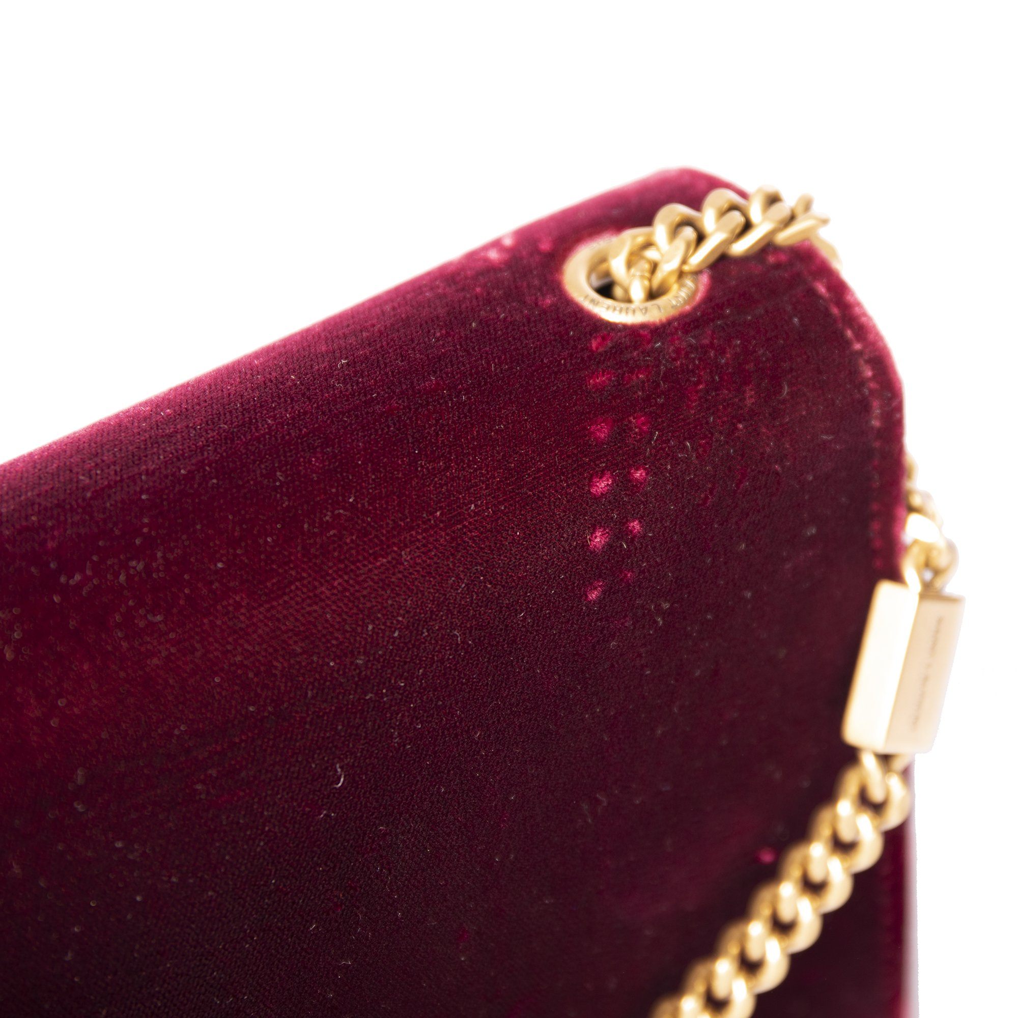 Yves Saint Laurent Velvet Kate Tassel Bag