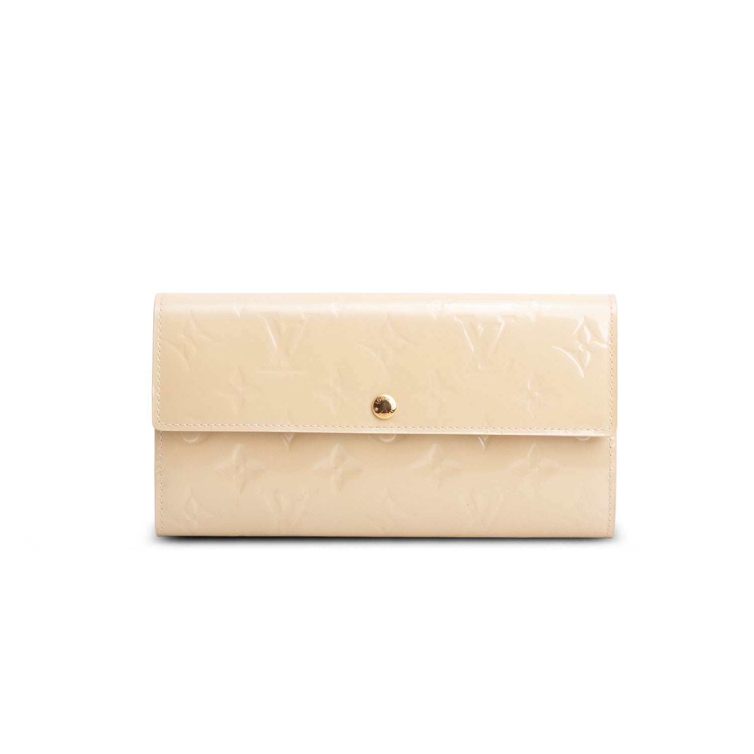 Louis Vuitton Yellow Monogram Vernis Sarah Wallet
