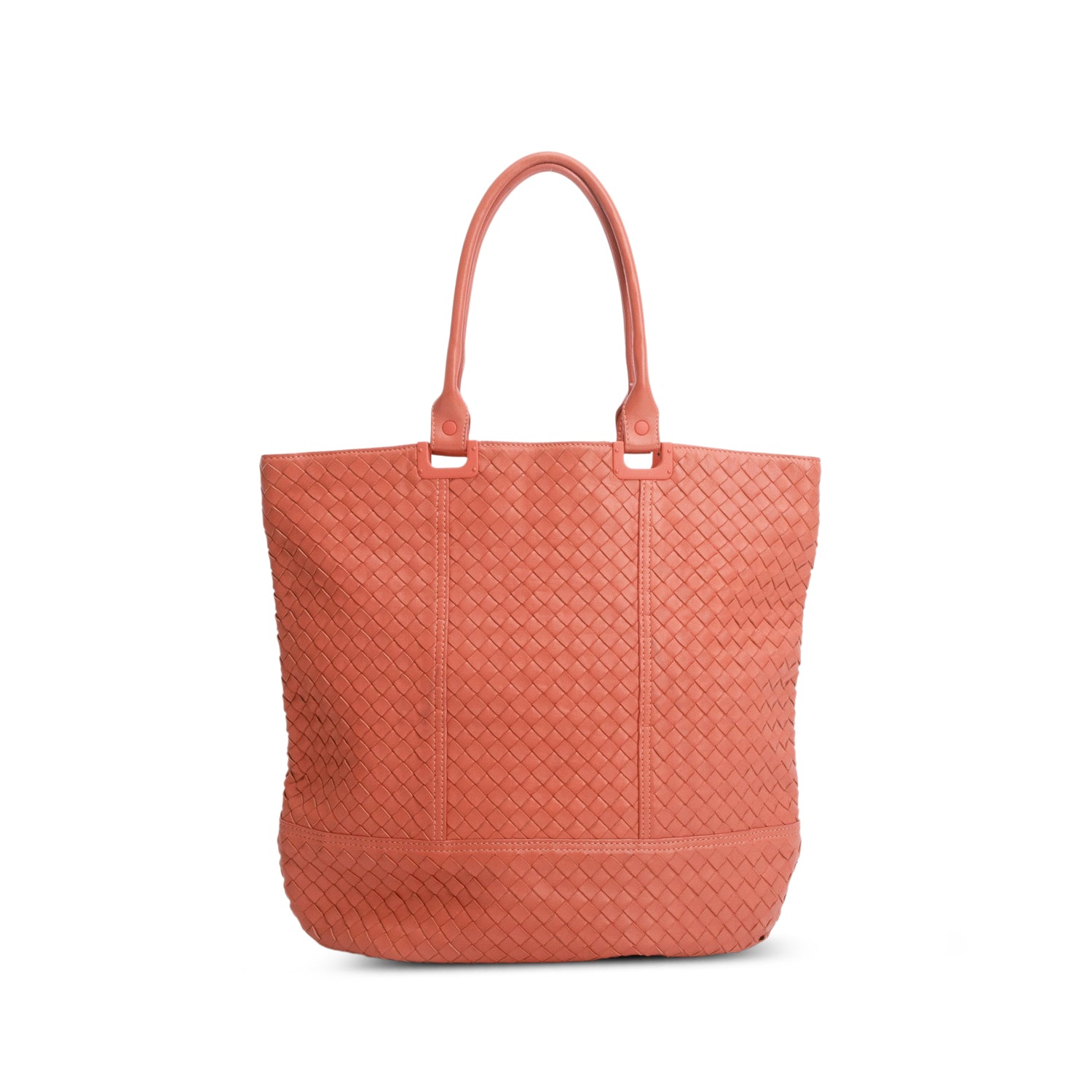 Bottega Veneta Pink Nappa Intrecciato Tote