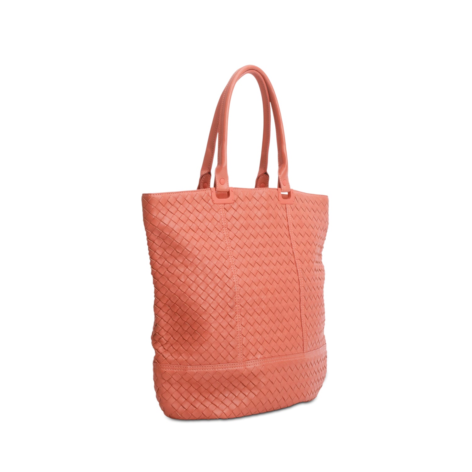 Bottega Veneta Pink Nappa Intrecciato Tote