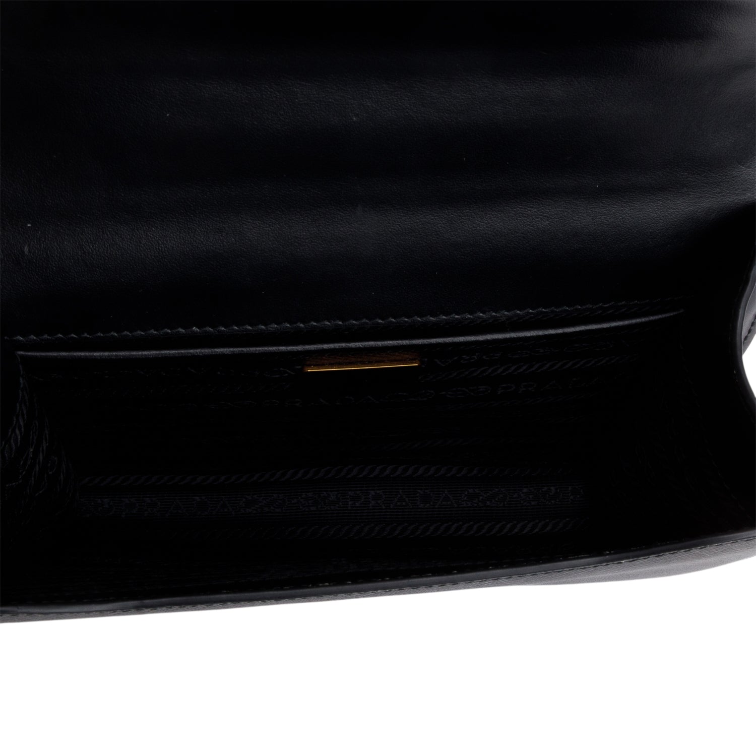 Prada White/Black Saffiano Lux Chain Shoulder Bag