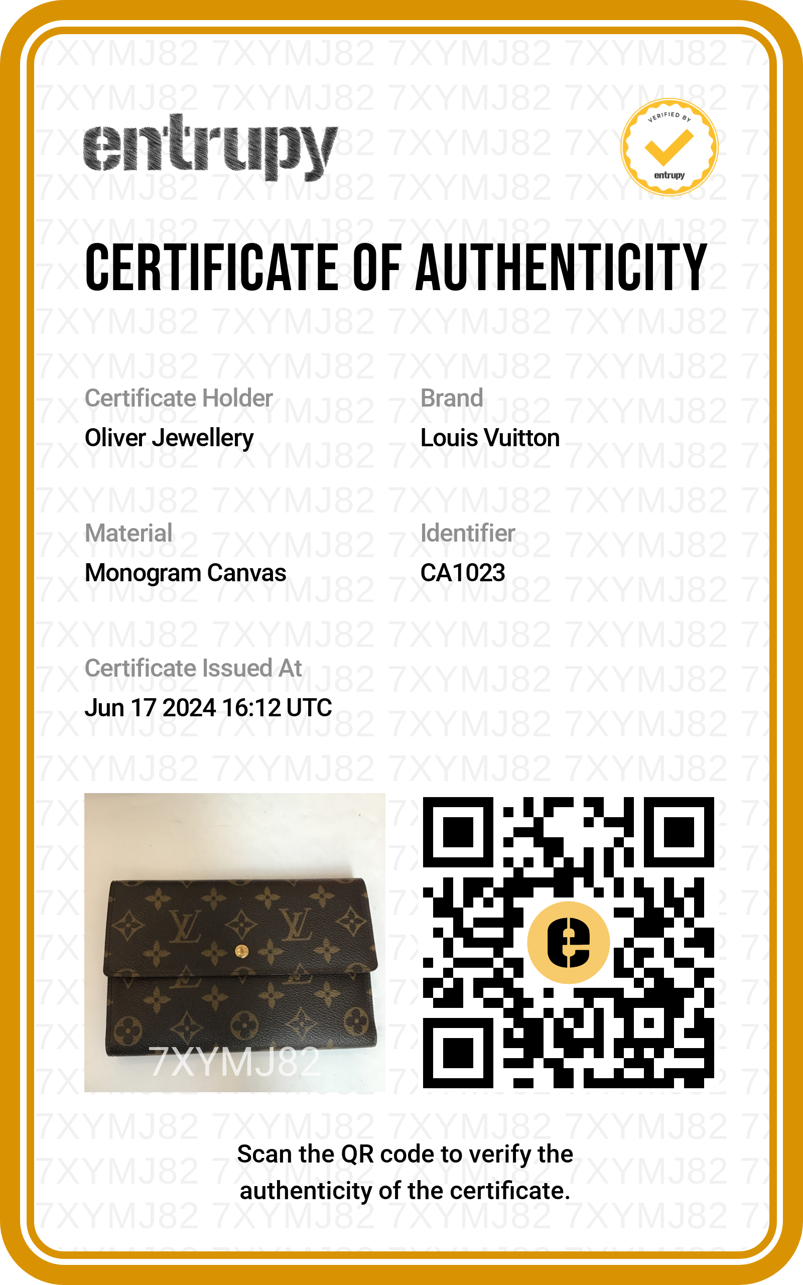 Louis Vuitton Monogram Passport Trifold Oraganizer w/ Box