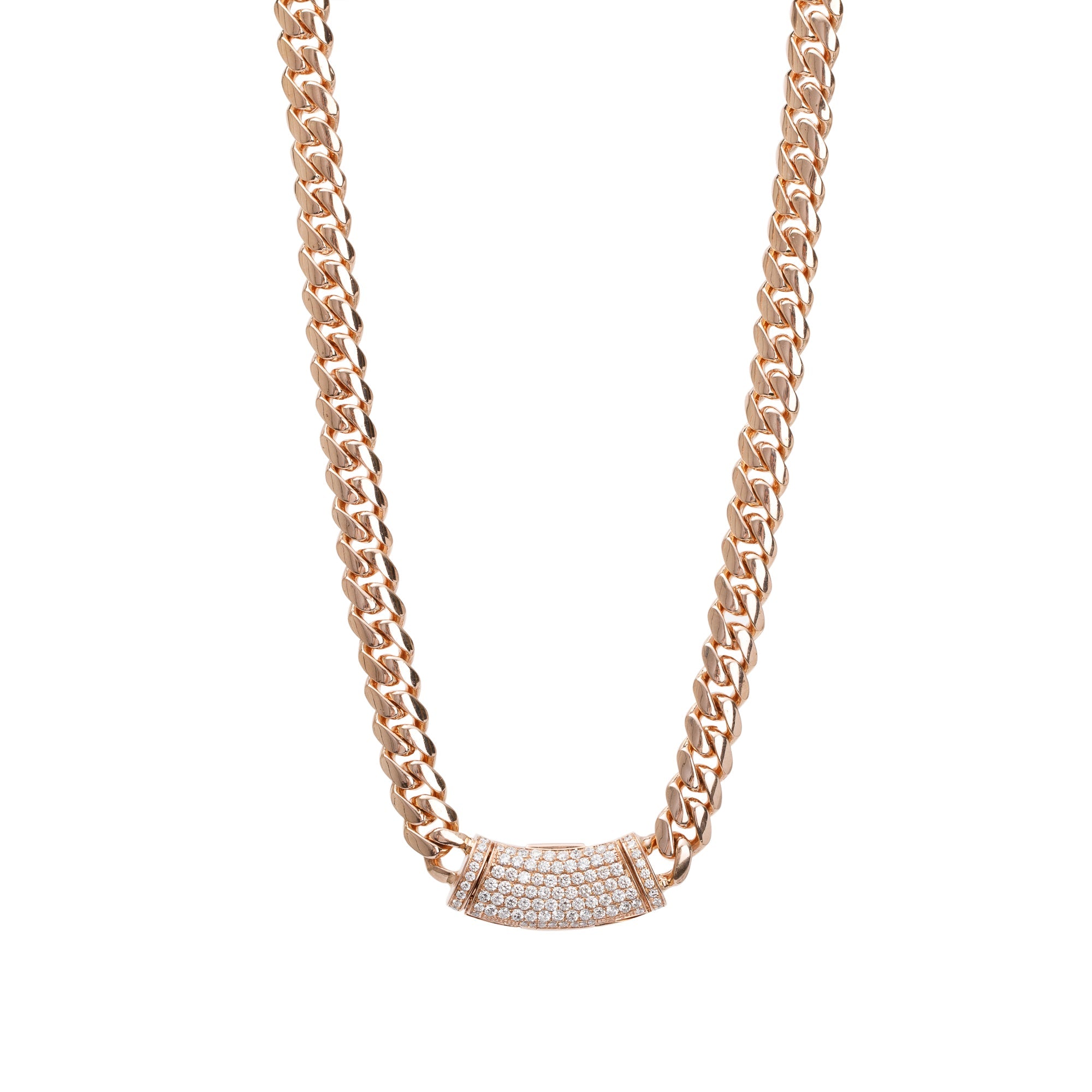 10k Rose Gold 2.32 tcw. Diamond Necklace