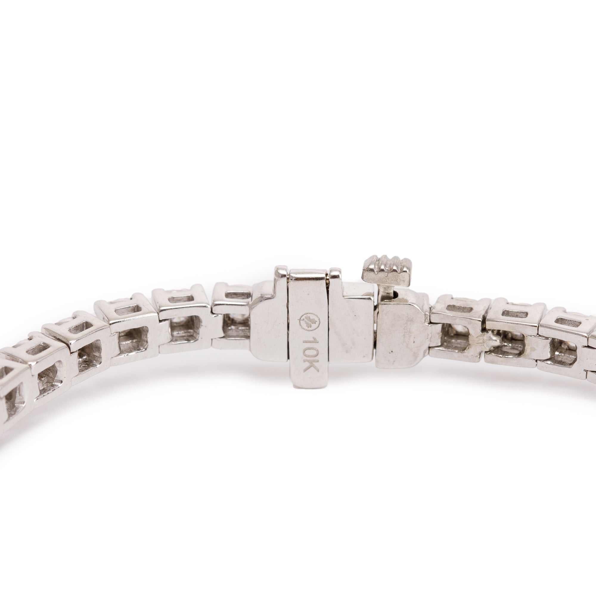 10k White Gold 1.08 tcw. Diamond Tennis Bracelet