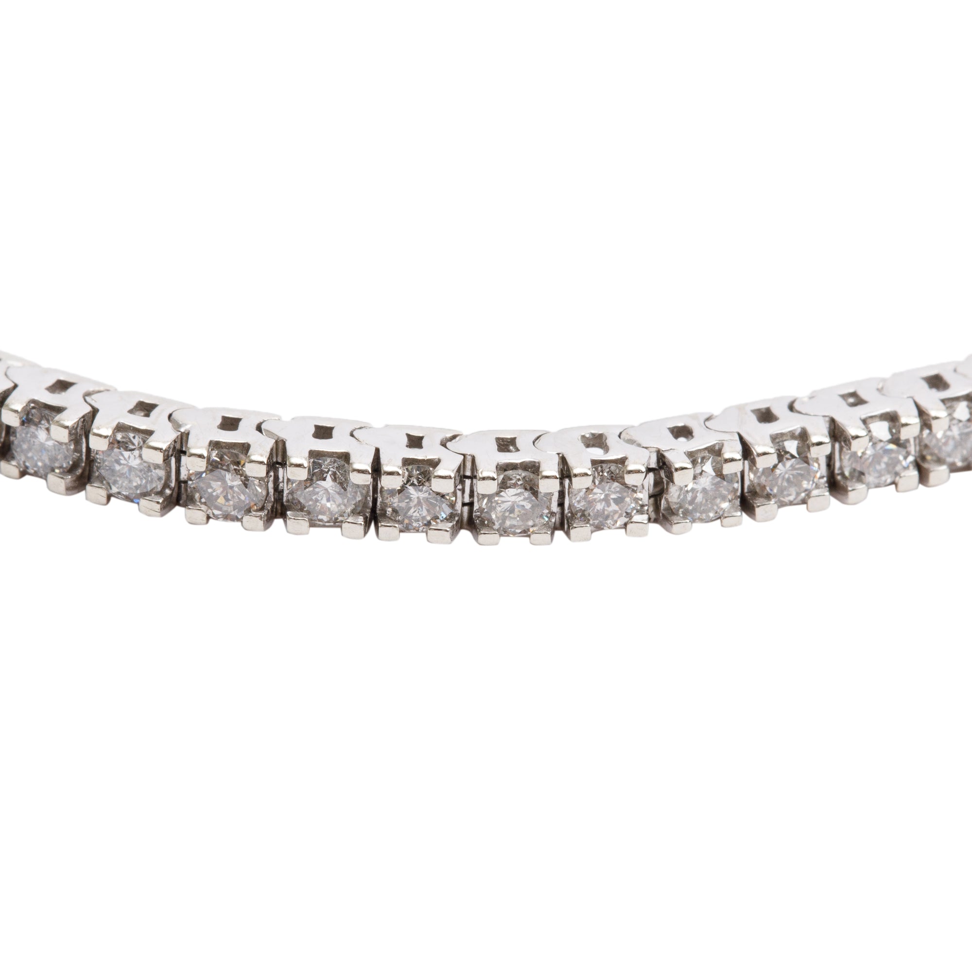 10k White Gold 3.00 tcw. Diamond Tennis Bracelet