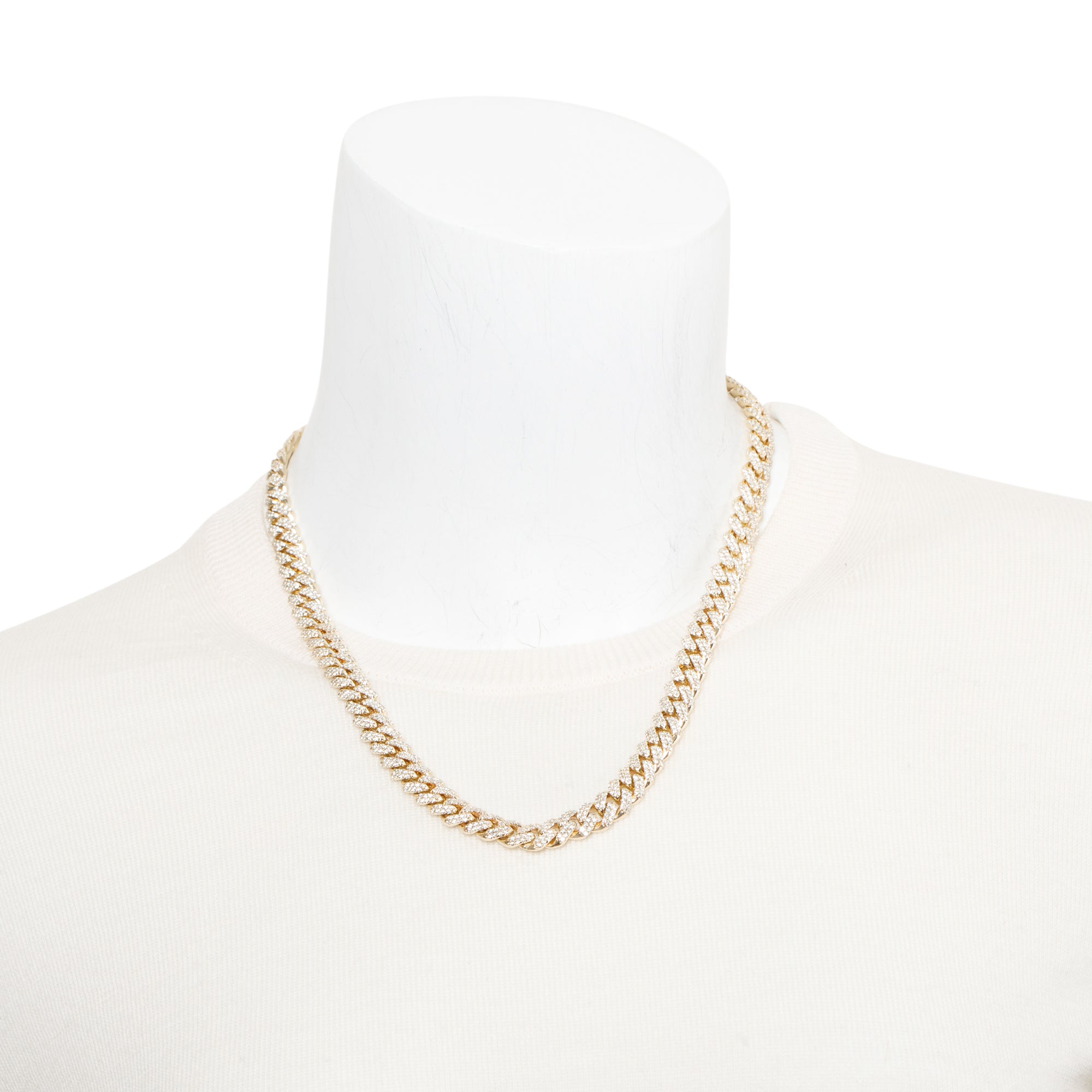 10k Yellow Gold 18.23 tcw. Diamond Link Necklace