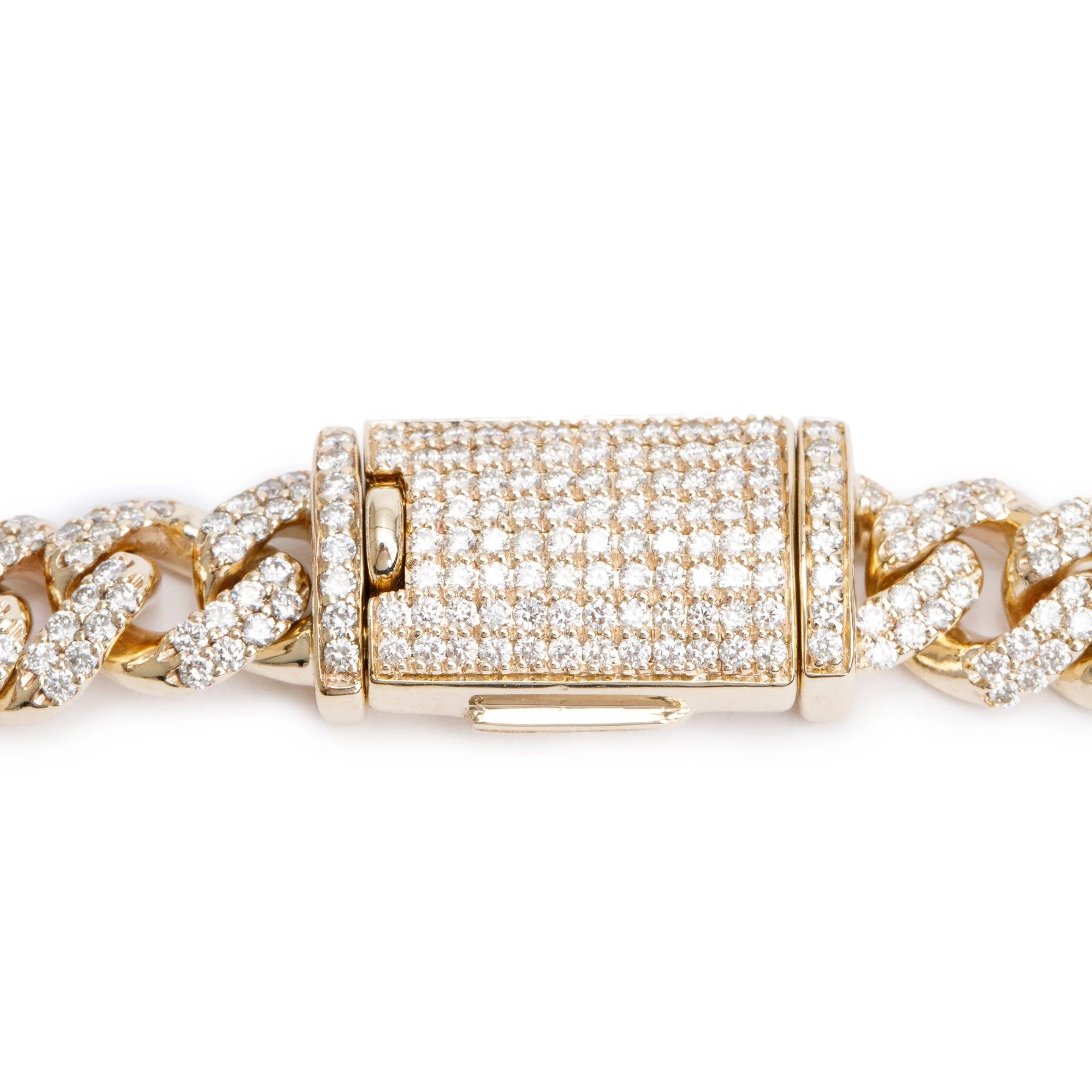 10k Yellow Gold 18.23 tcw. Diamond Link Necklace