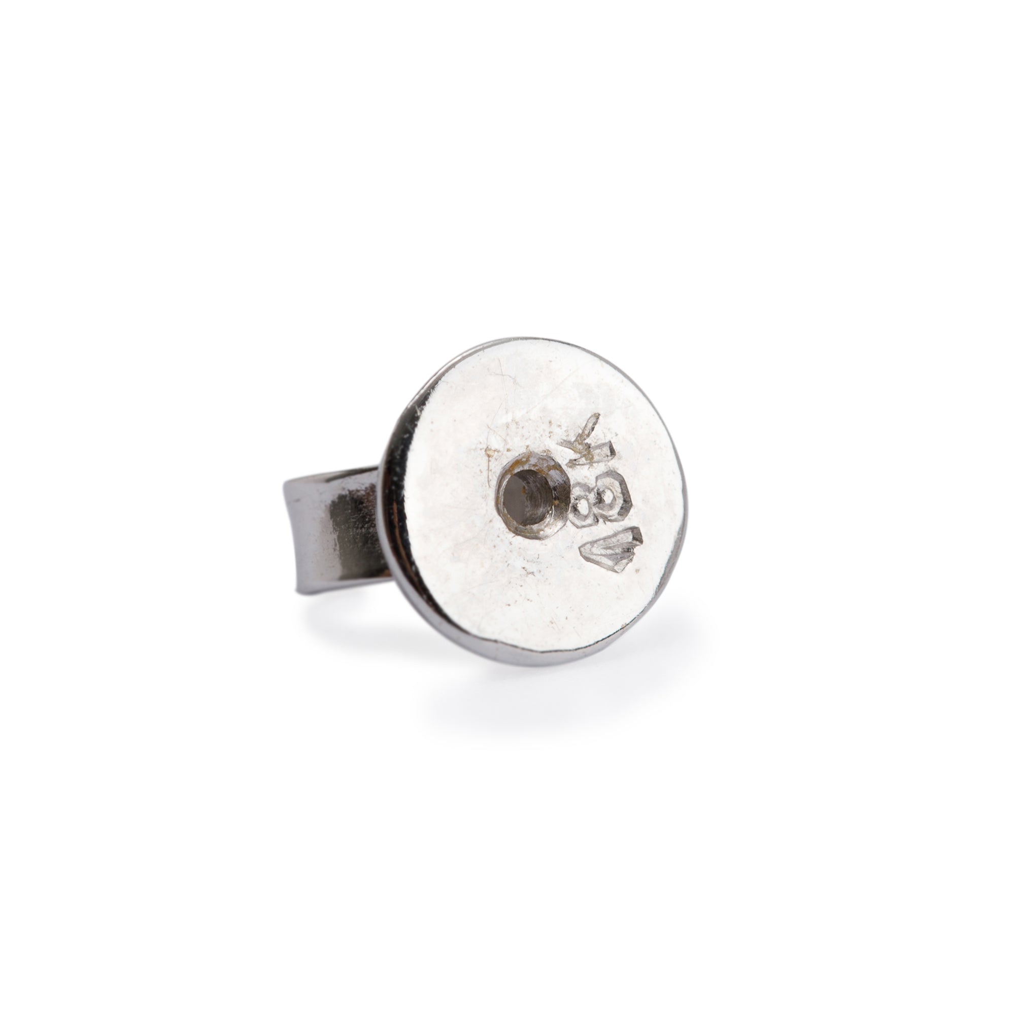 14k White Gold 0.55 tcw. Bezel-Set Diamond Stud Earrings