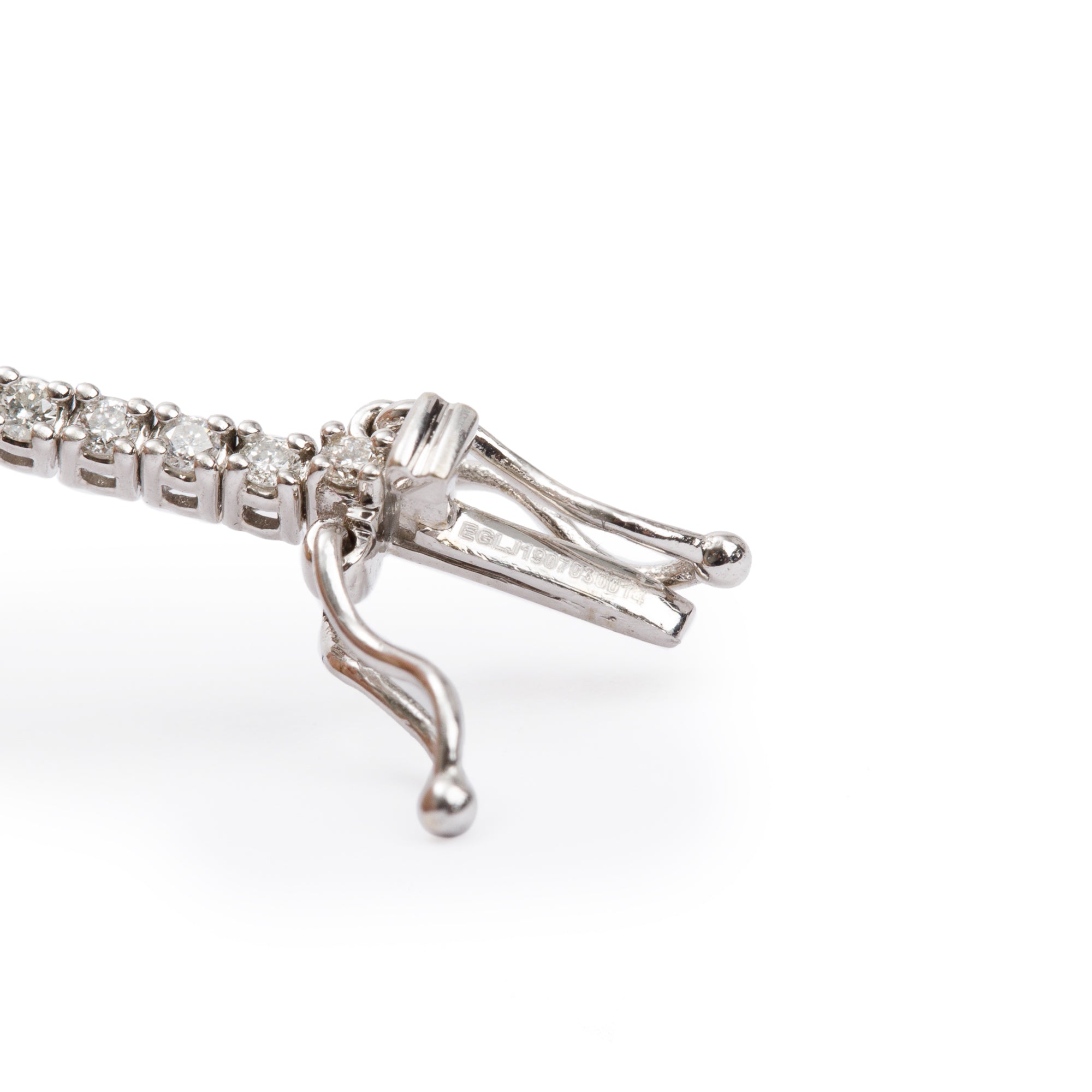 14k White Gold 1.00 tcw Diamond Tennis Bracelet