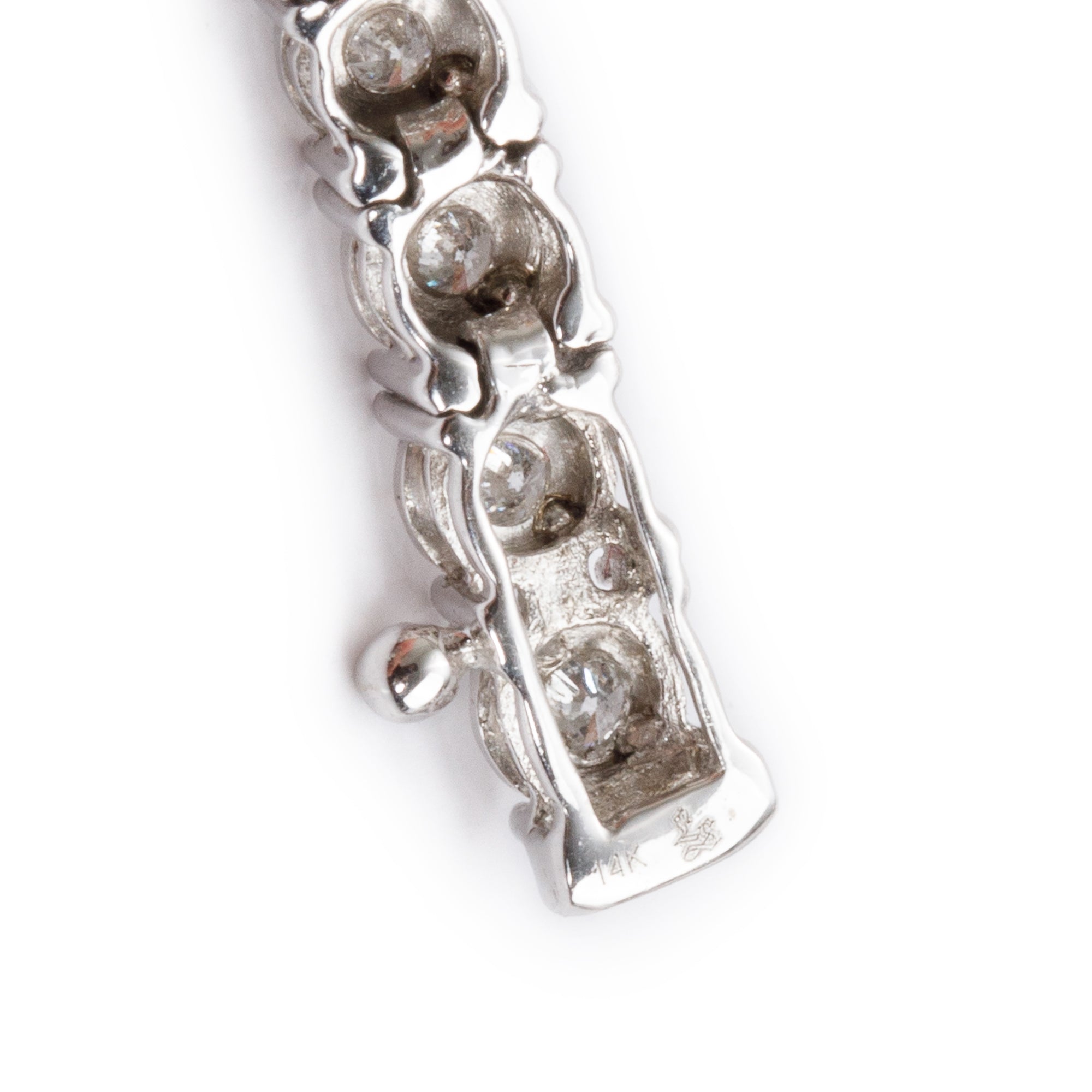 14k White Gold 1.00 tcw. Diamond Tennis Bracelet
