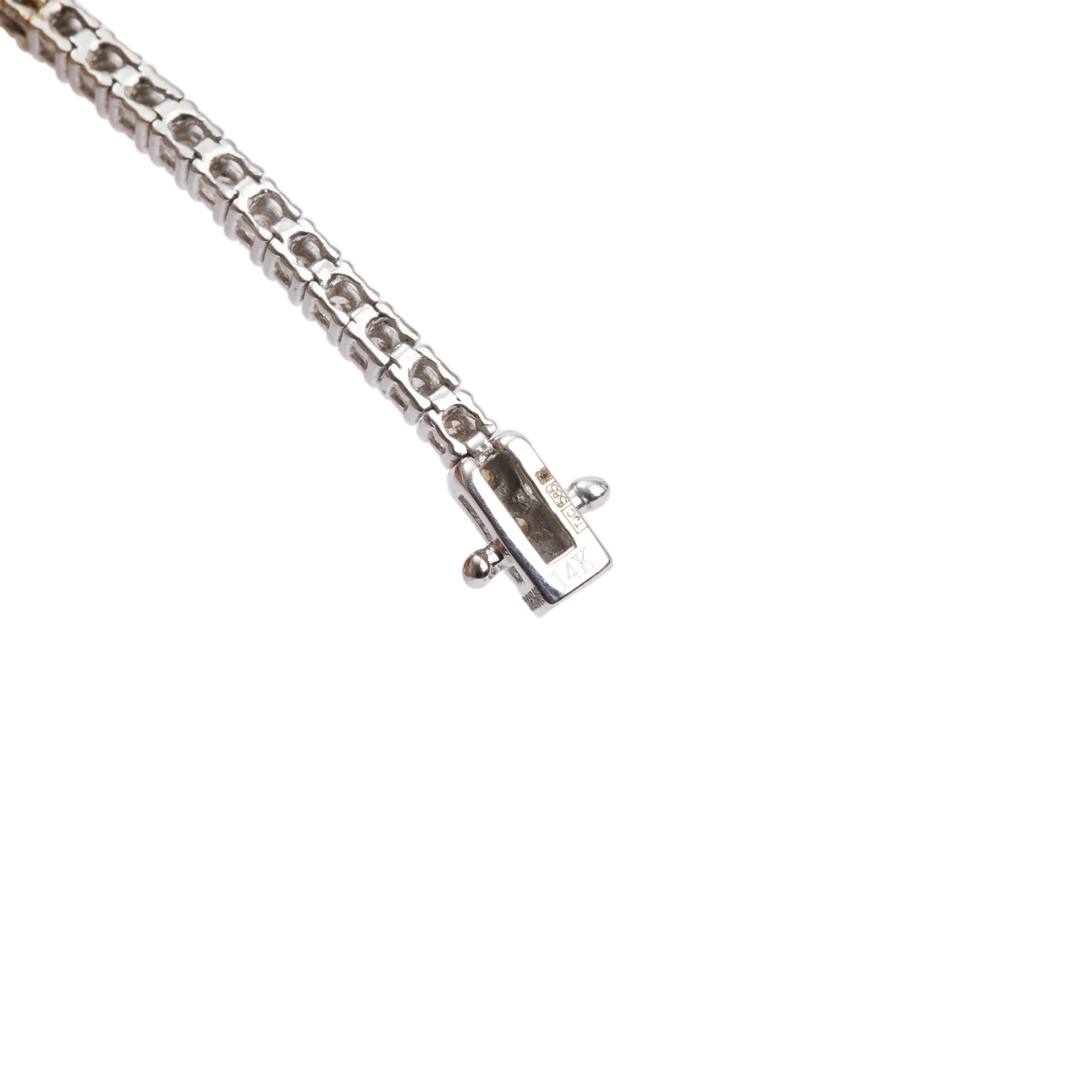 14k White Gold 1.55 tcw. Diamond Tennis Bracelet