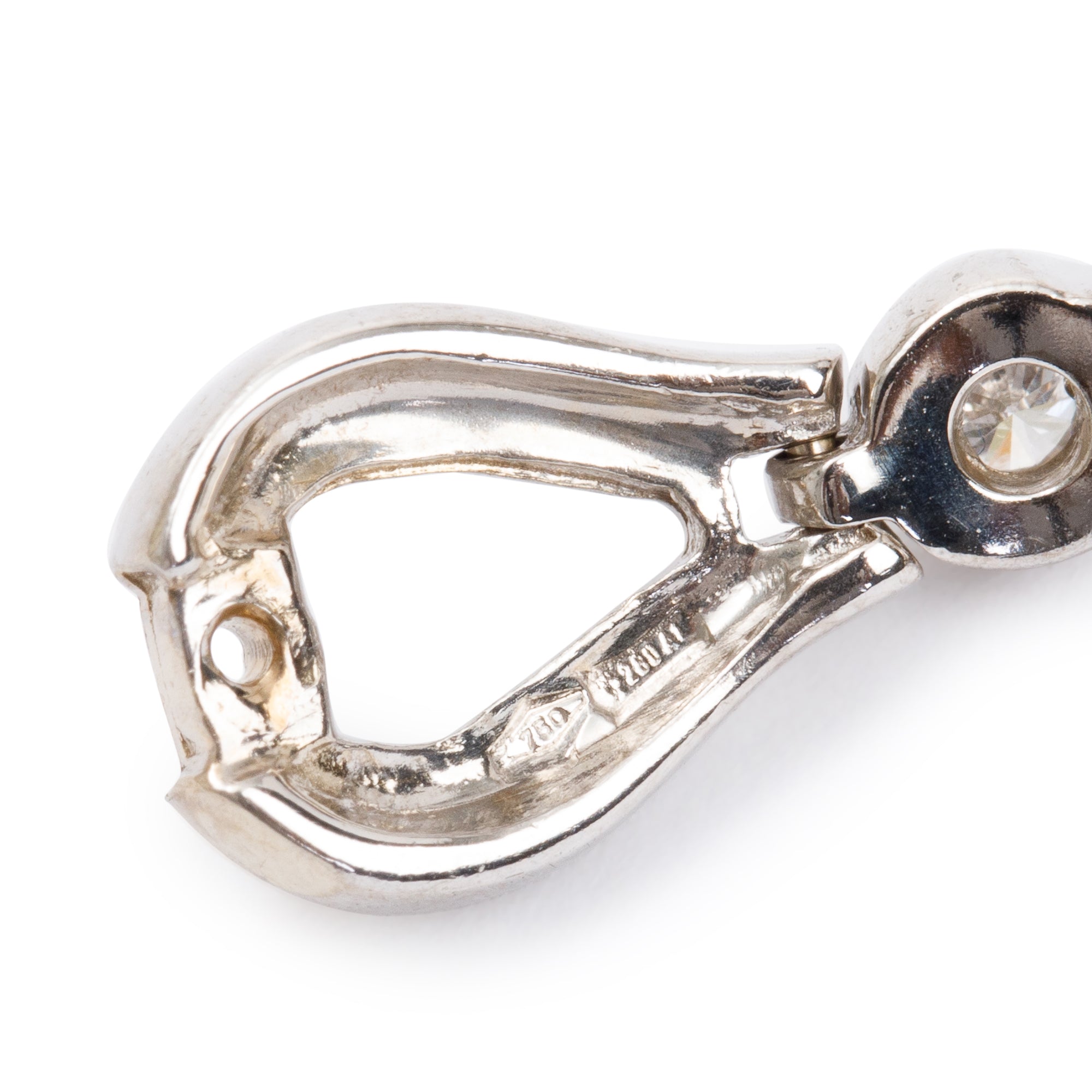 14k White Gold 2.11 tcw Diamond Link Bracelet