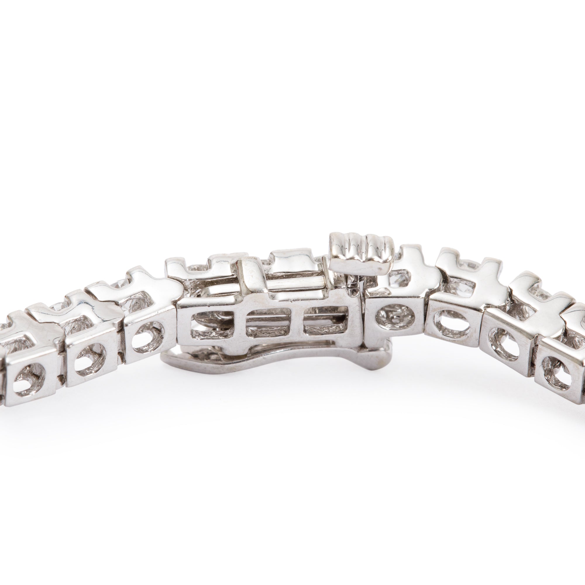 14k White Gold 2.18 tcw. Diamond Tennis Bracelet
