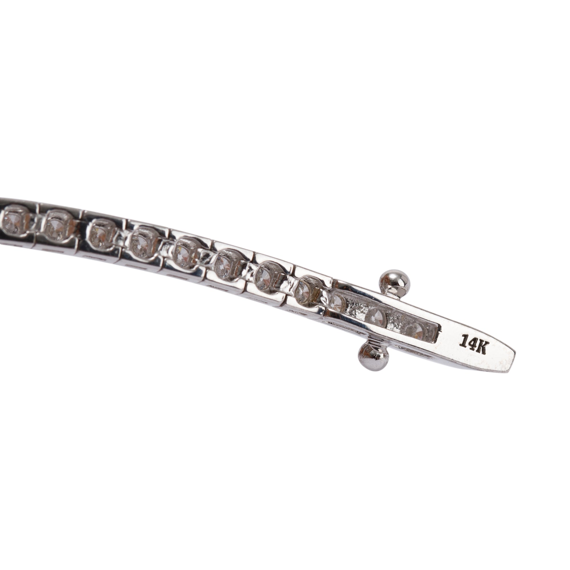 14k White Gold 2.28 tcw. Diamond Tennis Bracelet