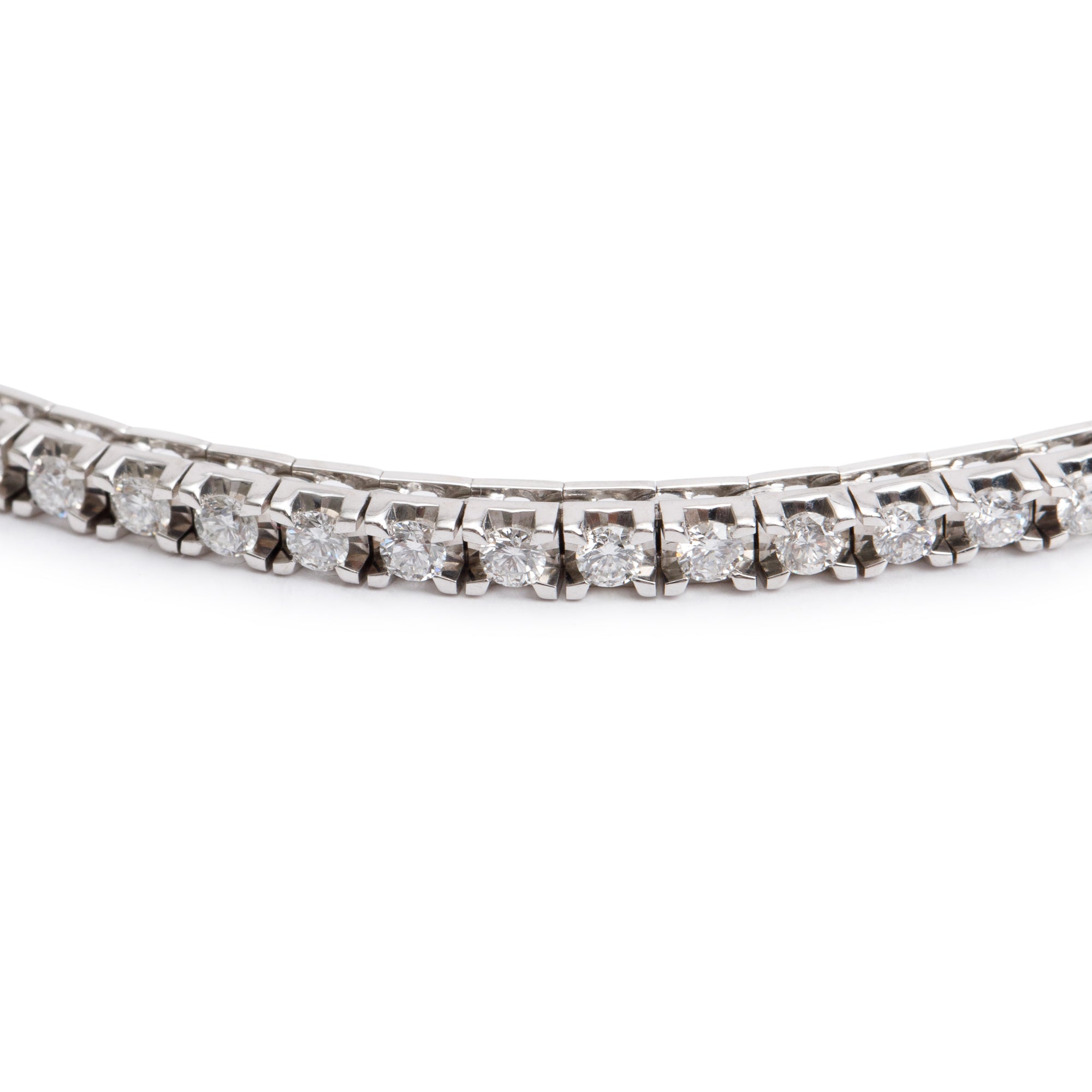 14k White Gold 2.36 tcw. Diamond Tennis Bracelet