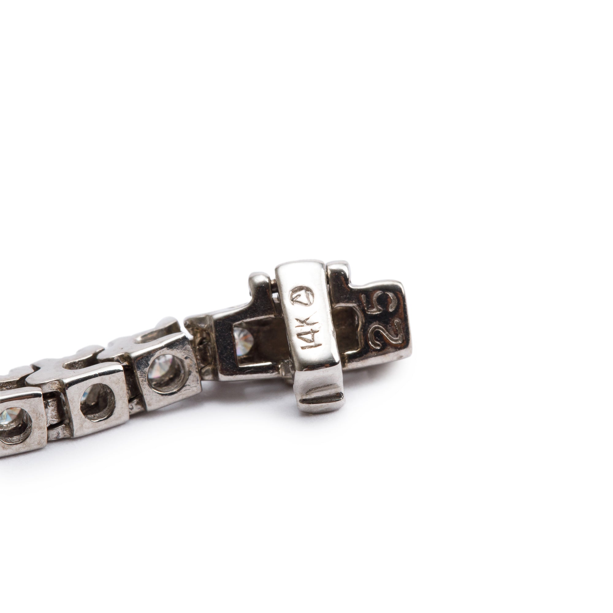 14k White Gold 3.00 tcw. Diamond Tennis Bracelet
