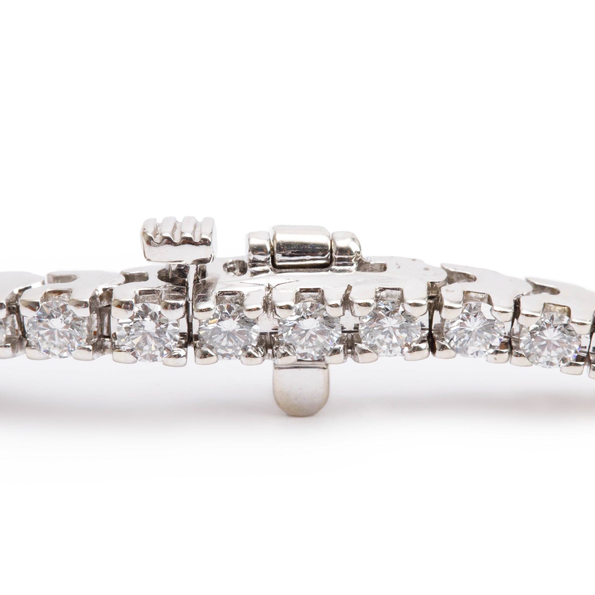 14k White Gold 3.11 tcw. Diamond Tennis Bracelet