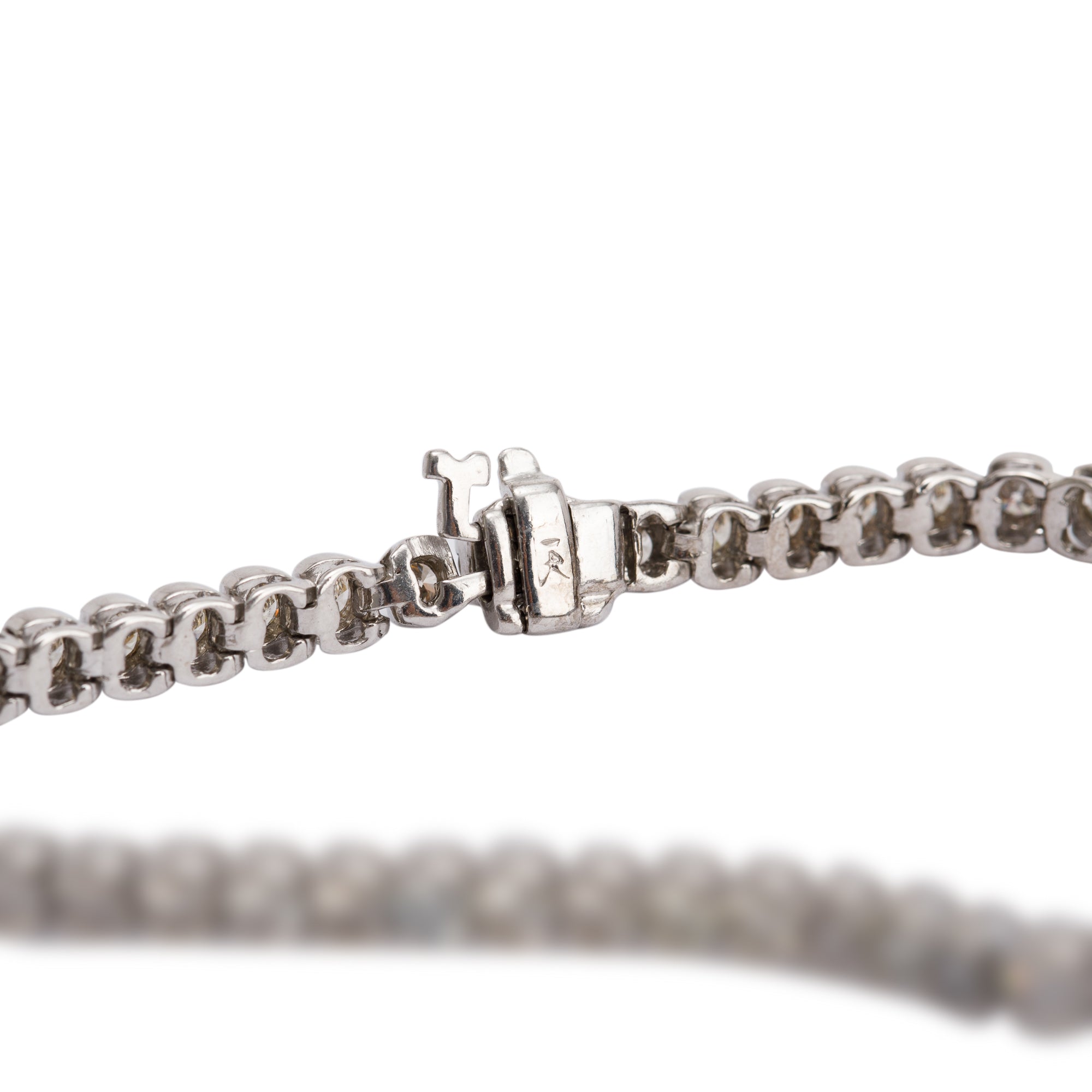 14k White Gold 4.80 tcw. Diamond Tennis Bracelet