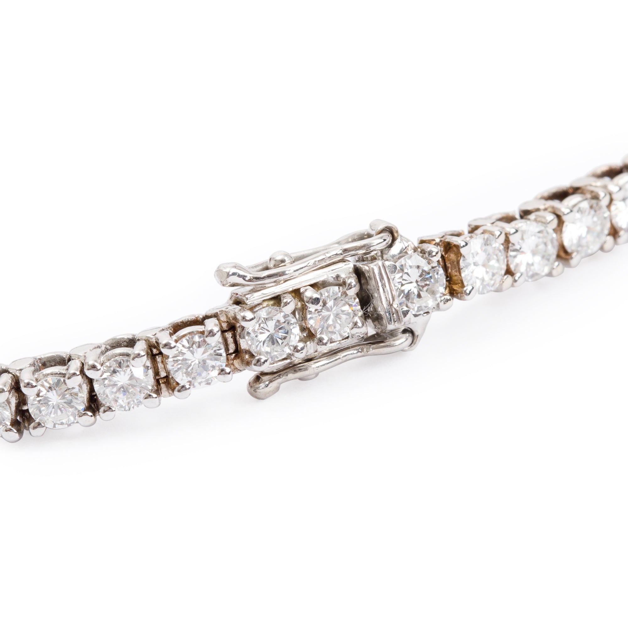14k White Gold 5.10 tcw. Diamond Tennis Bracelet