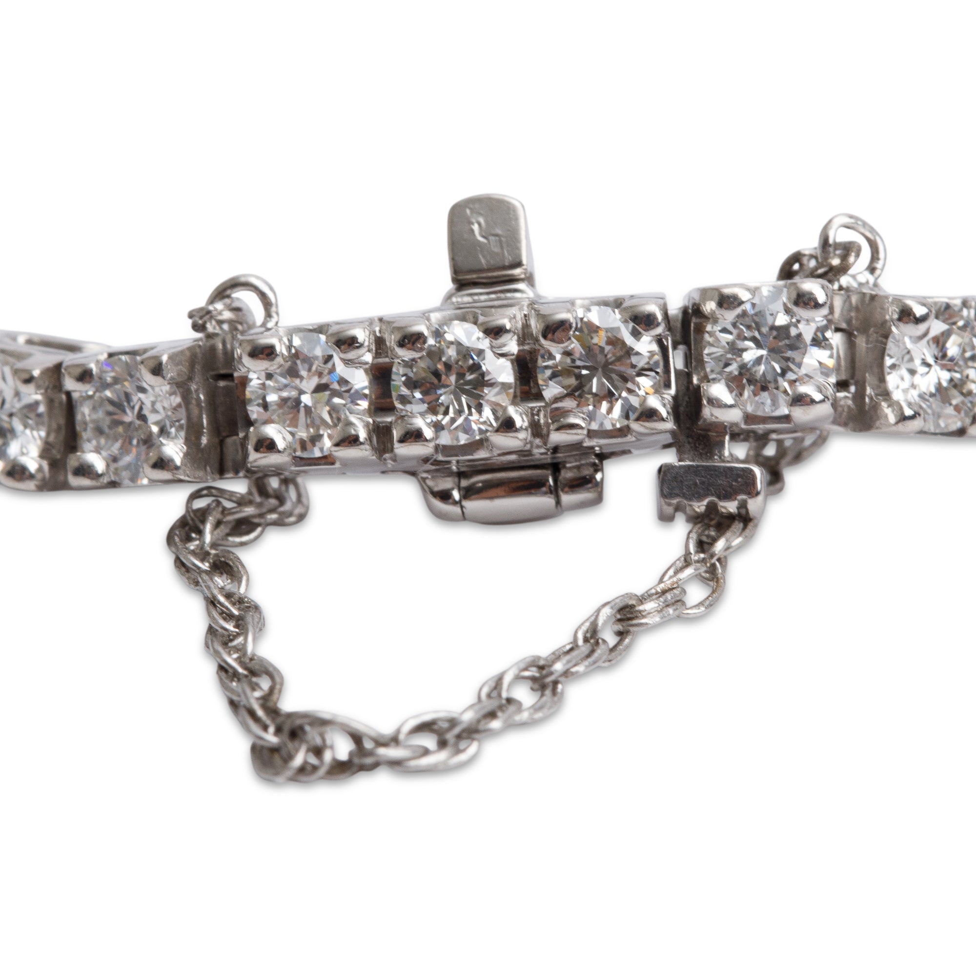 14k White Gold 6.23 tcw. Diamond Tennis Bracelet