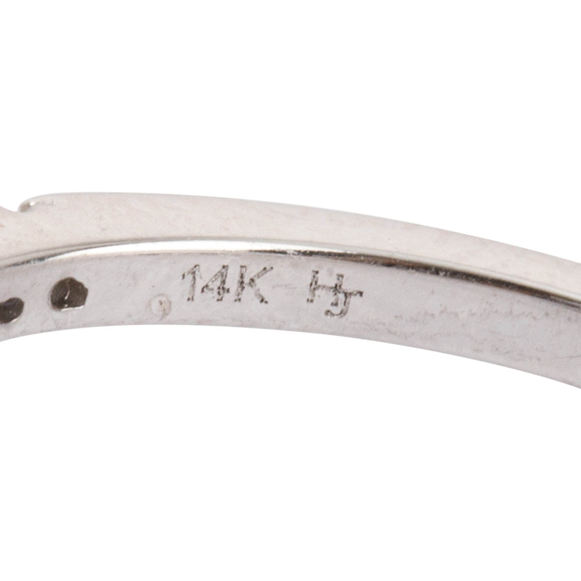 14k White Gold Tanzanite & Diamond Cocktail Ring