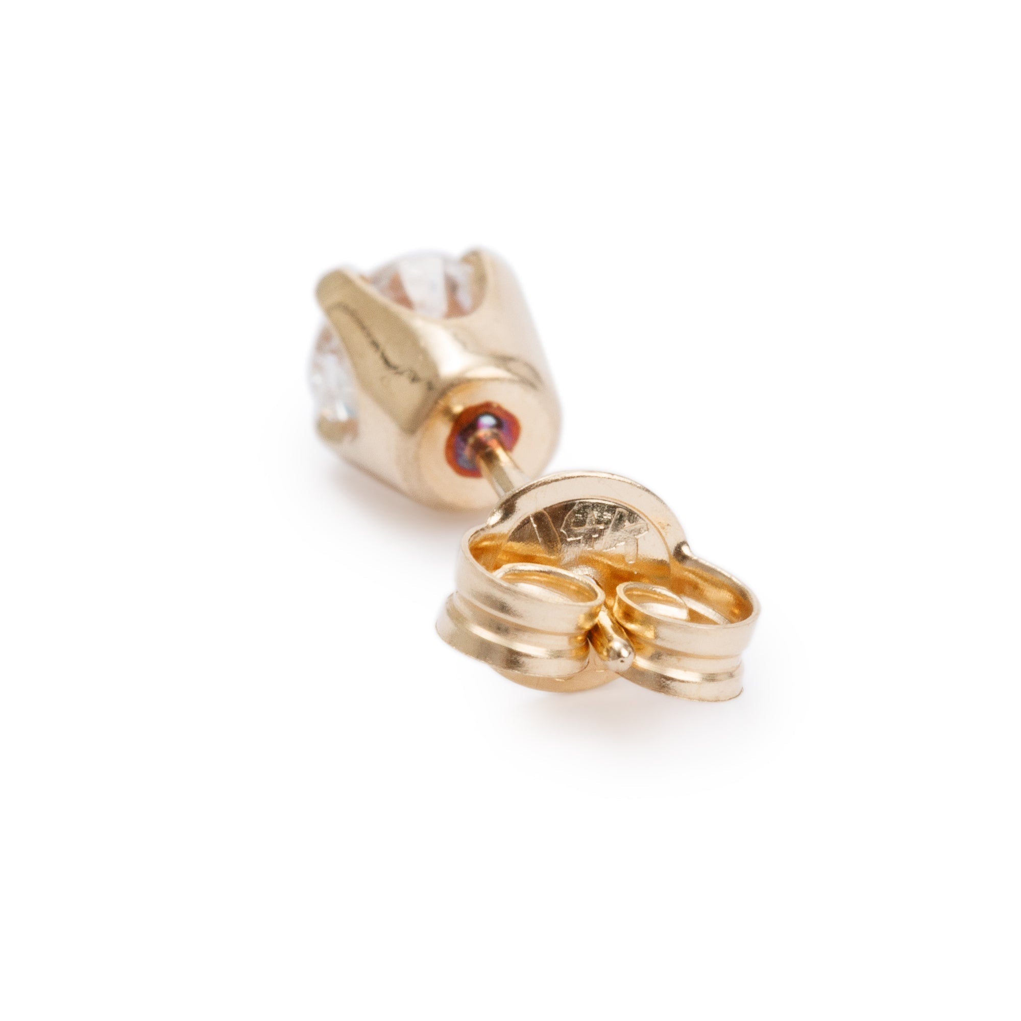 14k Yellow Gold 0.60 tcw Diamond Stud Earrings