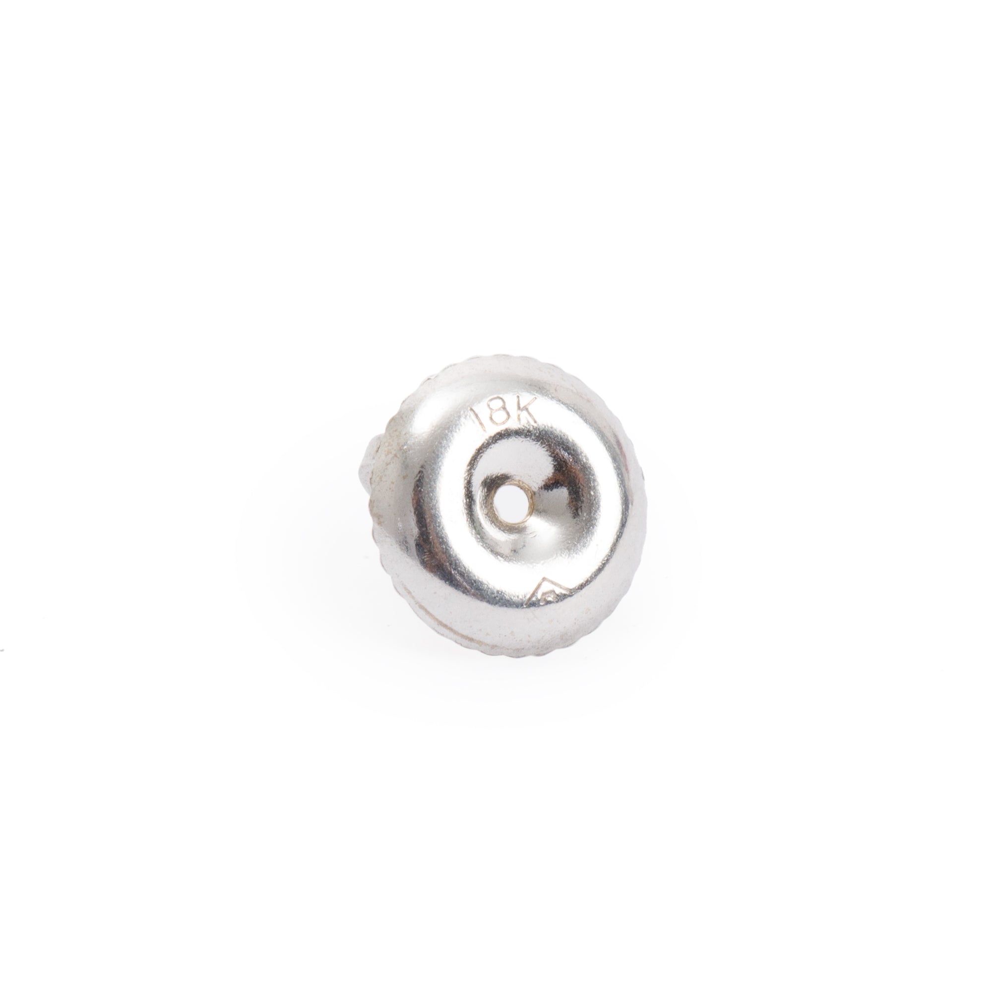 18k White Gold 1.00 tcw Diamond Cluster Stud Earrings