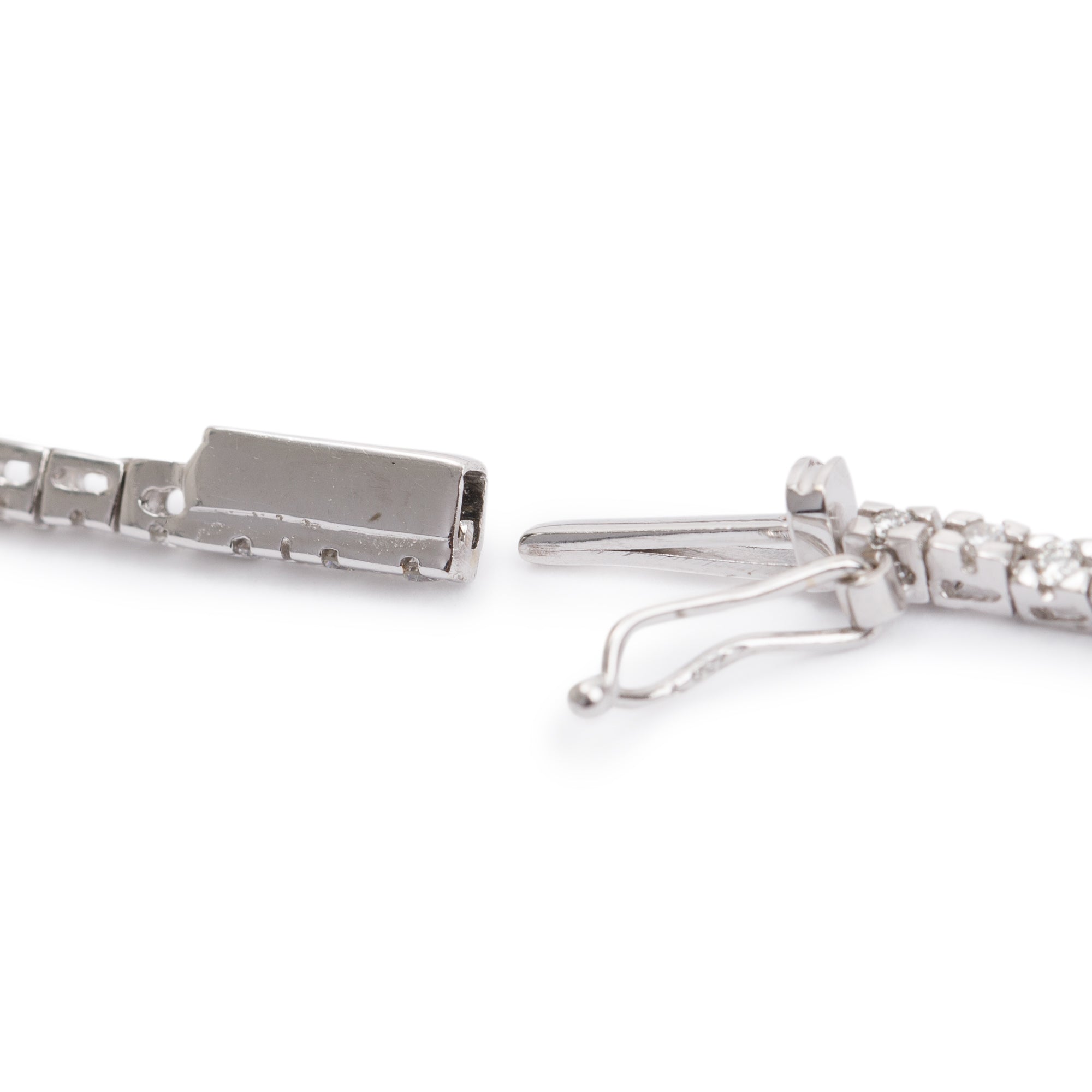 18k White Gold 1.09 tcw. Diamond Tennis Bracelet