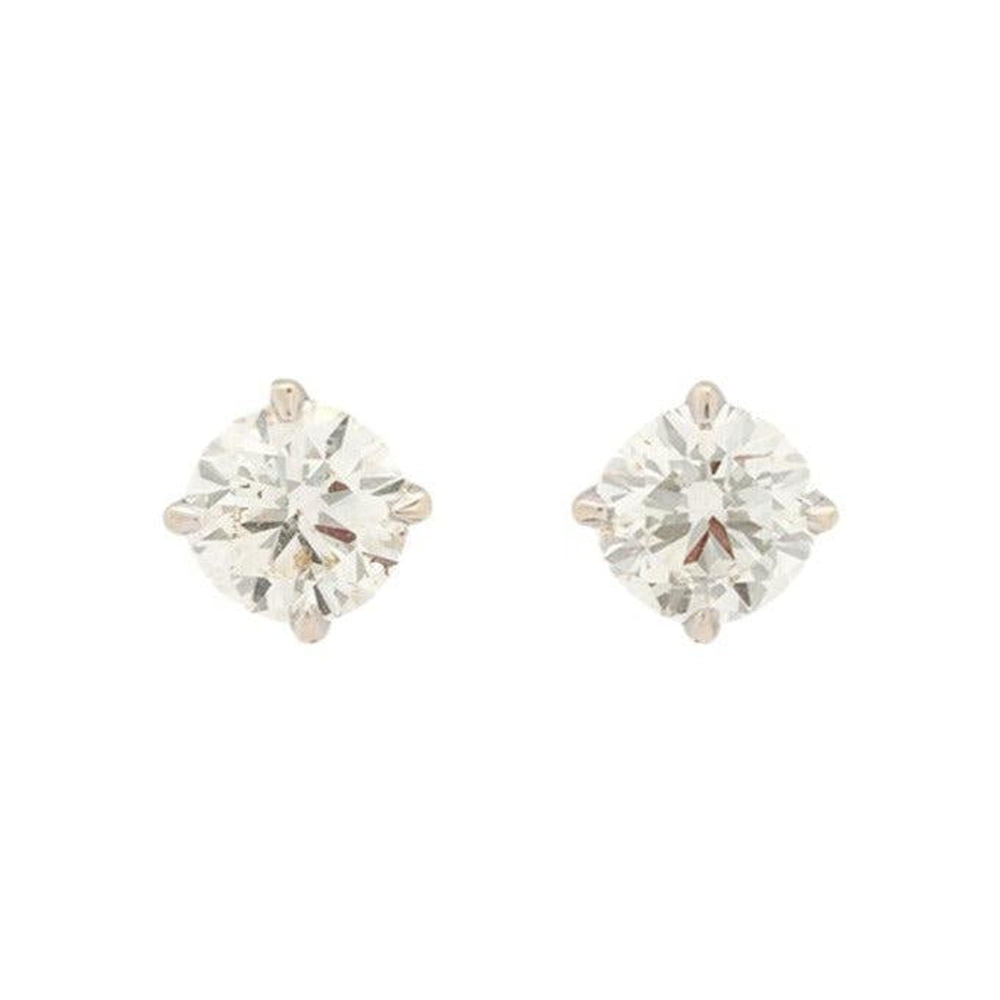18k White Gold 1.45 tcw. Diamond Stud Earrings