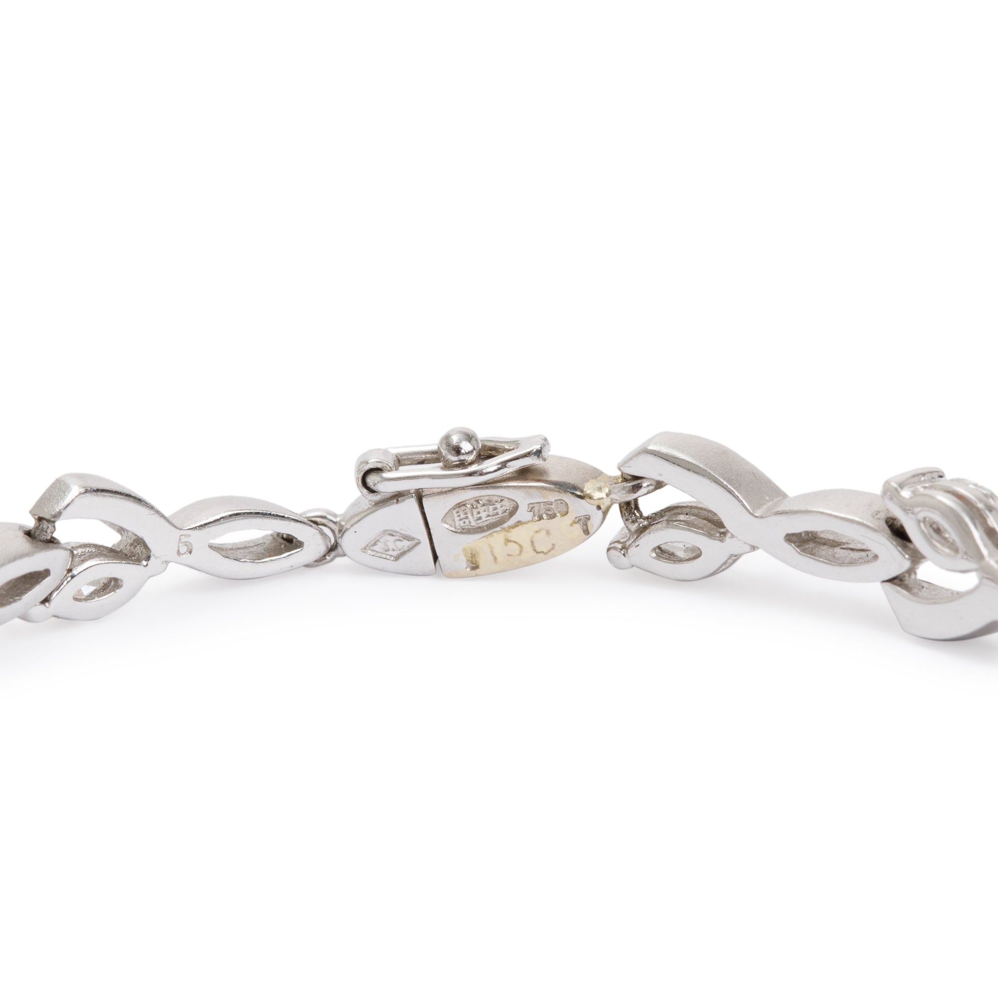 18k White Gold 1.50 tcw. Diamond Bracelet