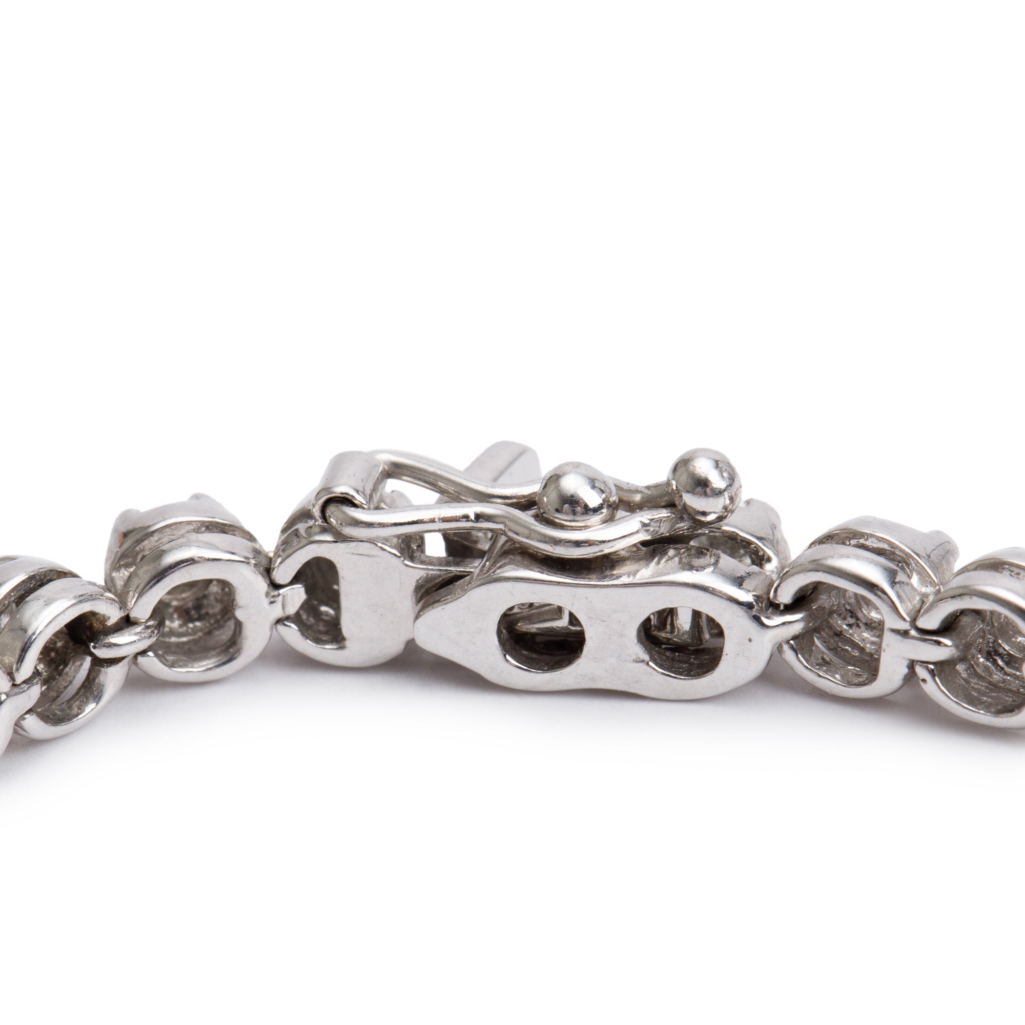 18k White Gold 1.54 tcw. Diamond Tennis Bracelet